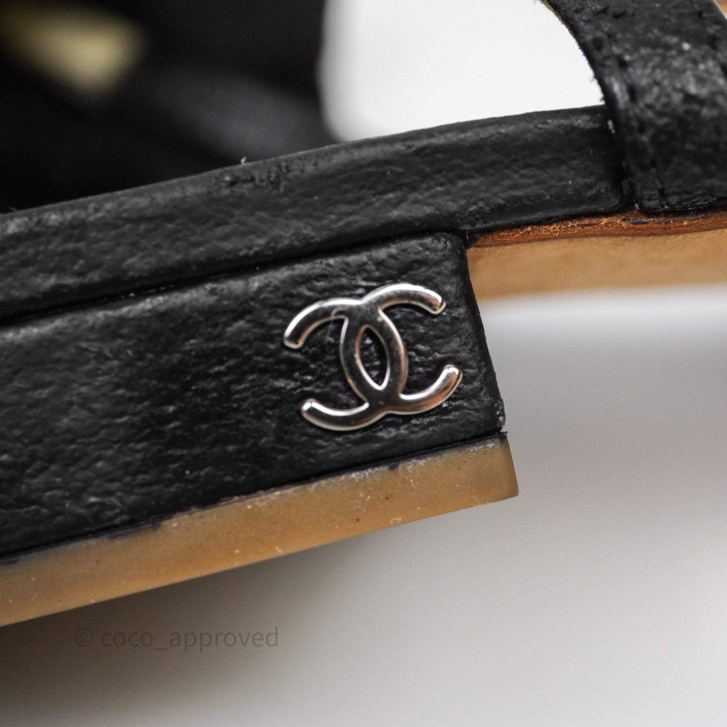 Chanel Classic Slingback Black Size 38