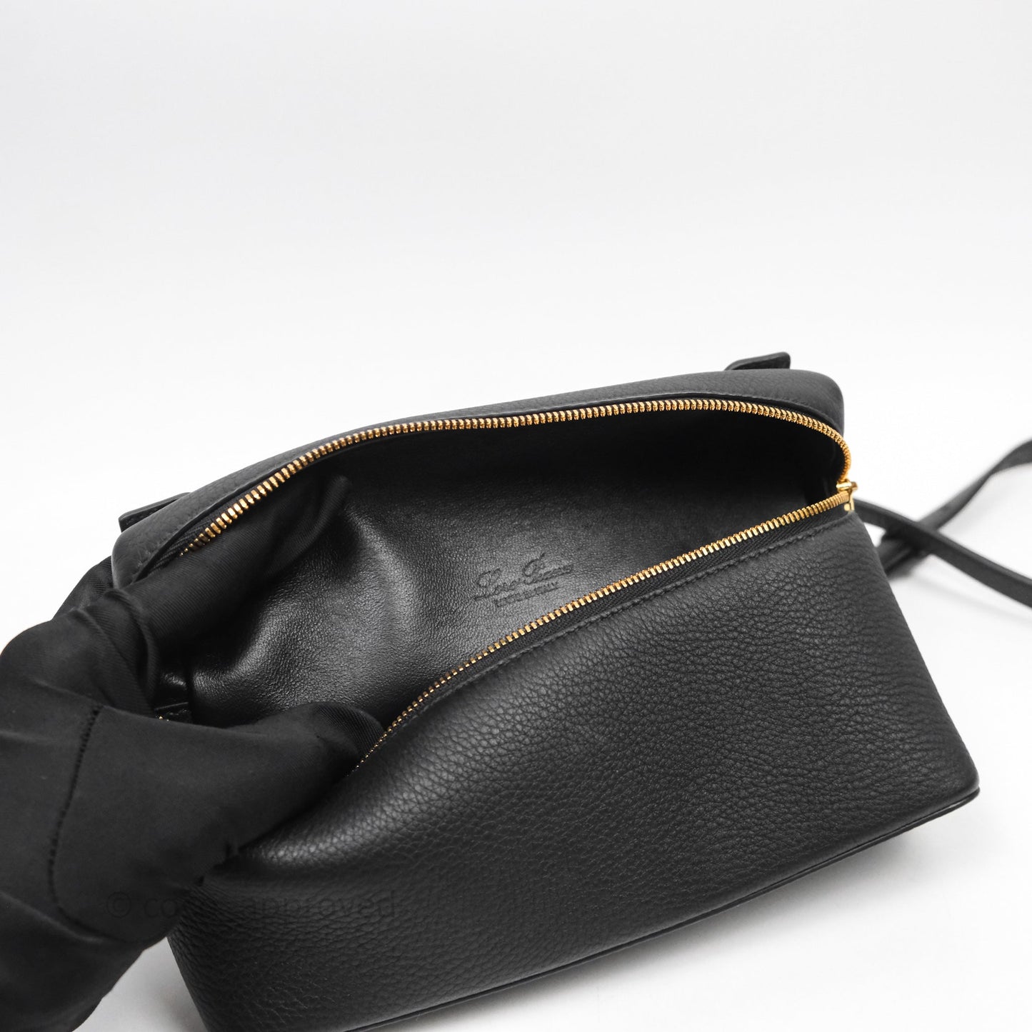 Loro Piana Extra Pocket L19 Black Grained Calfskin