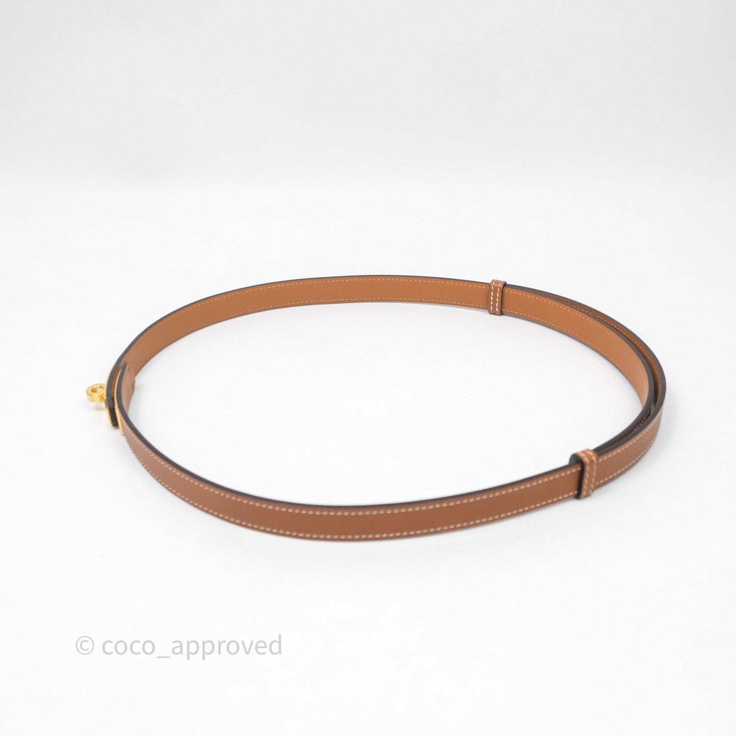 Hermès Kelly Buckle Belt Gold 37 Epsom Gold Hardware