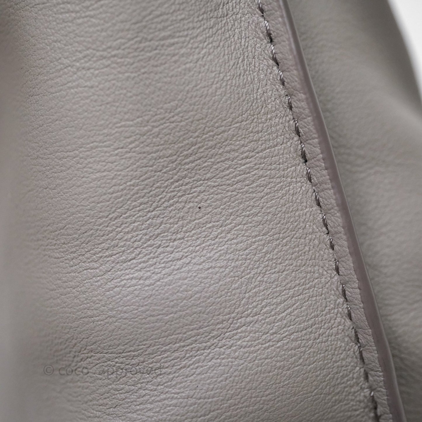 Loewe Mini Flamenco Clutch Nappa Calfskin Grey
