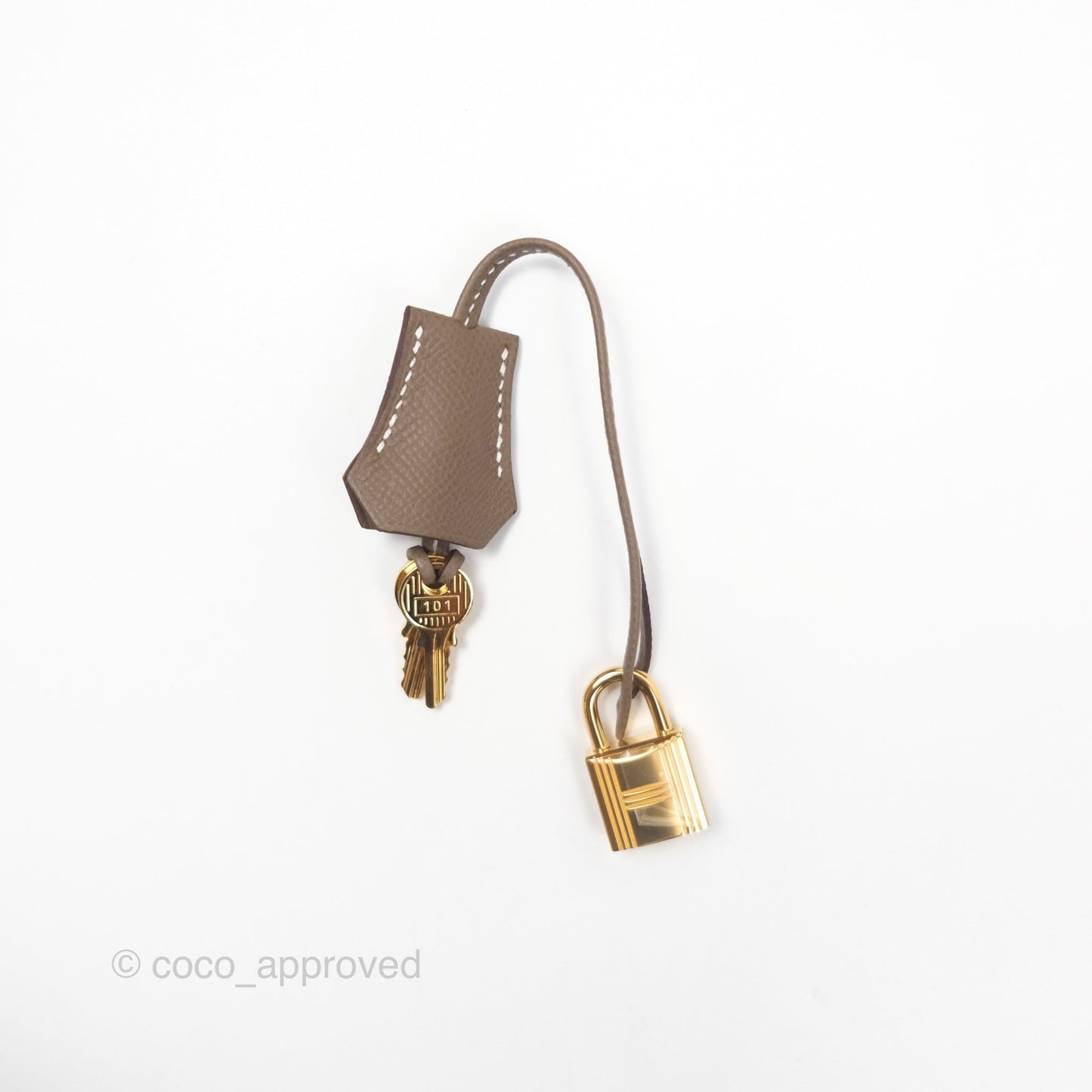 Hermès Sellier Kelly 25 Etoupe 18 Epsom Gold Hardware
