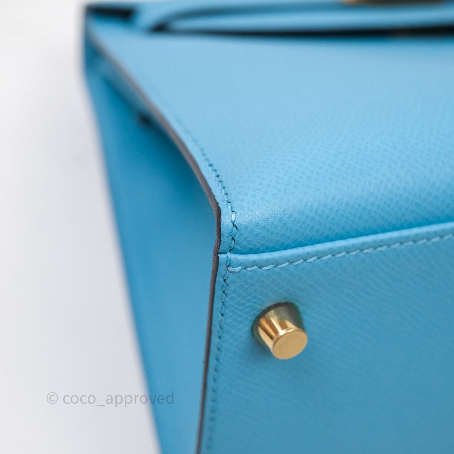 Hermès Kelly 28 Bleu du Nord P3 Epsom Gold Hardware
