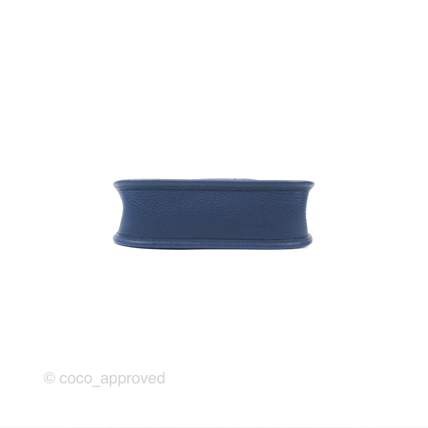Hermès Mini Evelyne 16 Bleu Saphir Taurillon Maurice Sangle Flipperball Palladium Hardware
