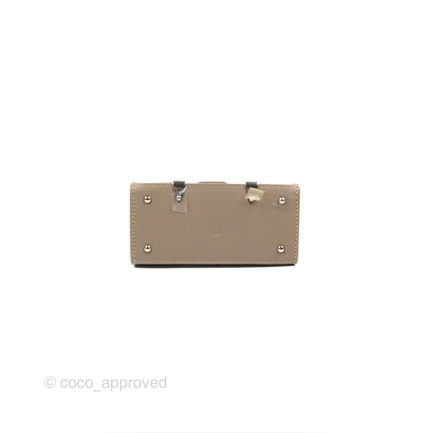 Goyard Saïgon Structuré Nano Bag Grege Silver Hardware