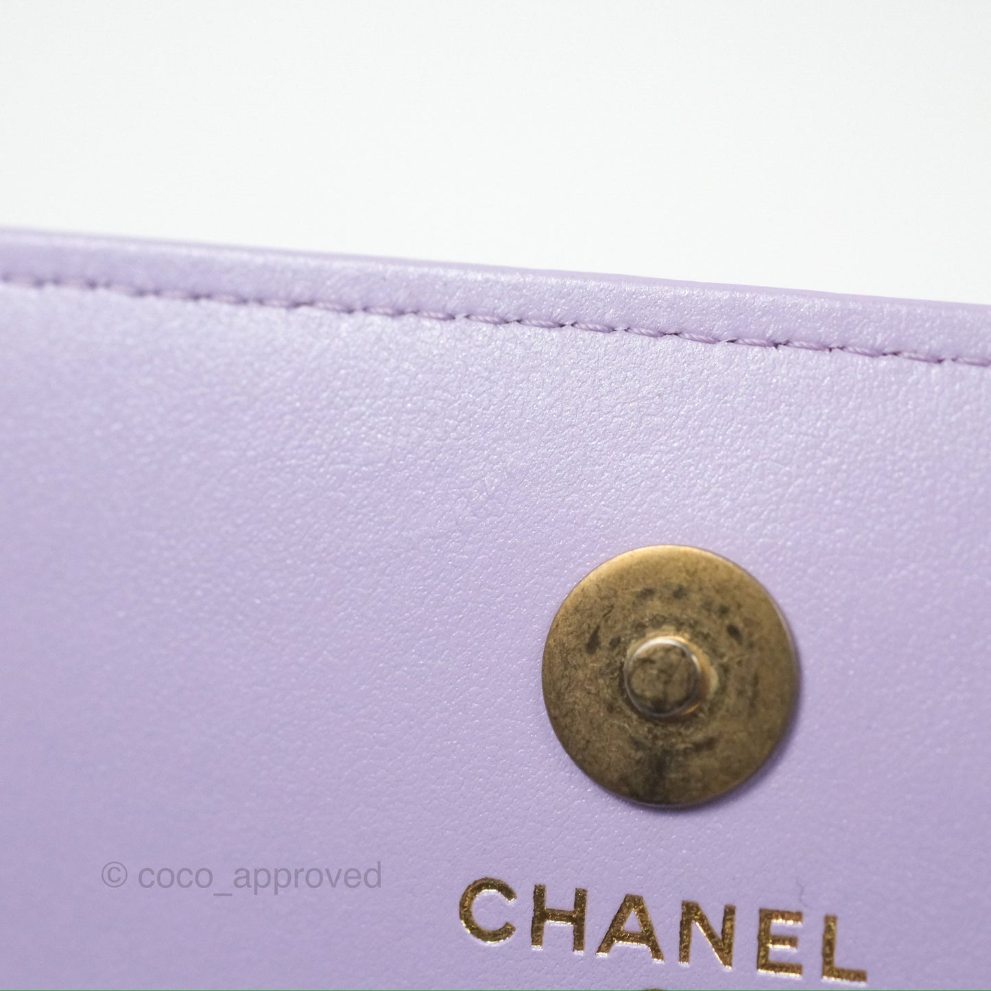 Chanel Mini WOC Phone Holder Metallic Rainbow Lambskin 24C