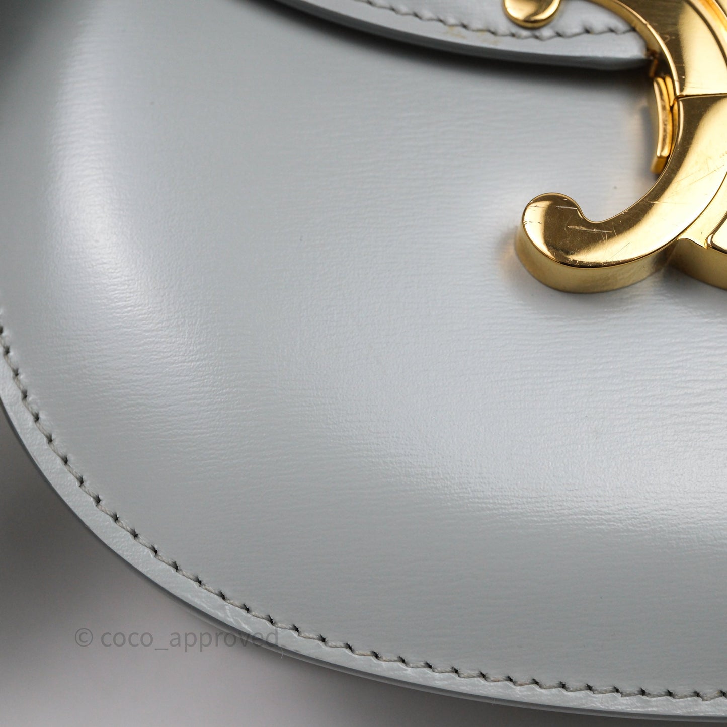 Celine Teen Besace Light Blue Shiny Calfskin
