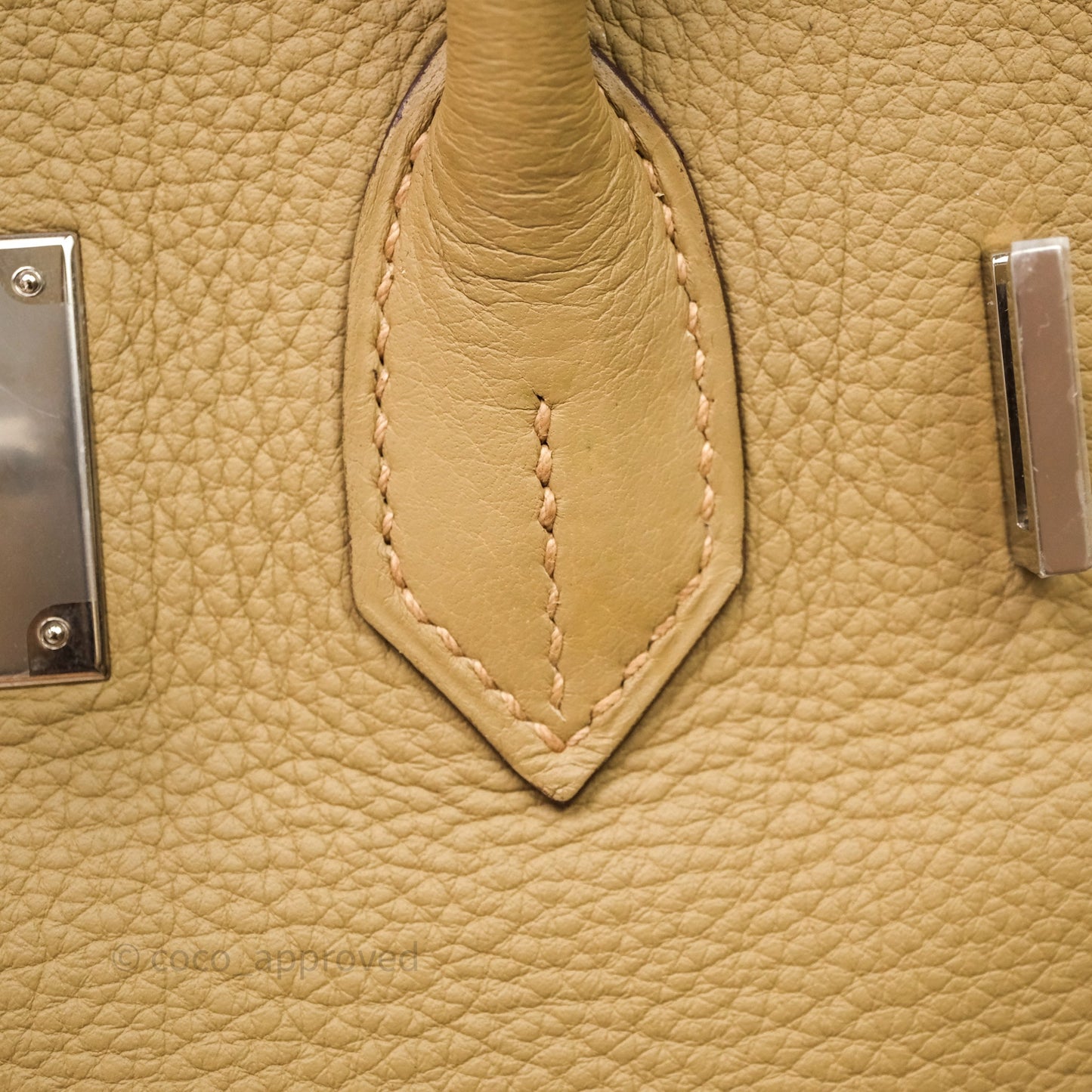 Hermès Birkin 30 Tabac-Camel 24 Togo Palladium Hardware