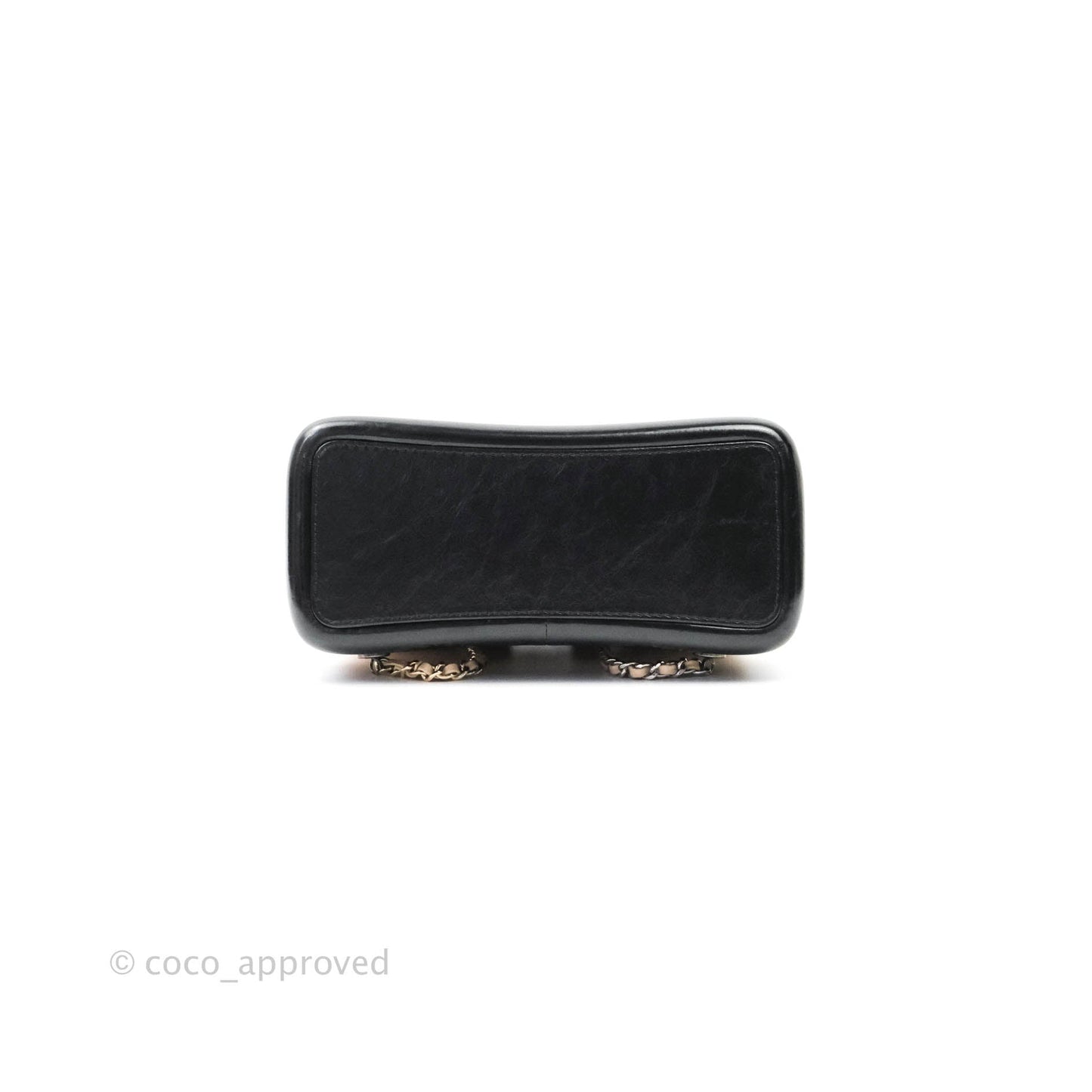 Chanel Quilted Small Gabrielle Backpack Black/Beige Aged Calfskin