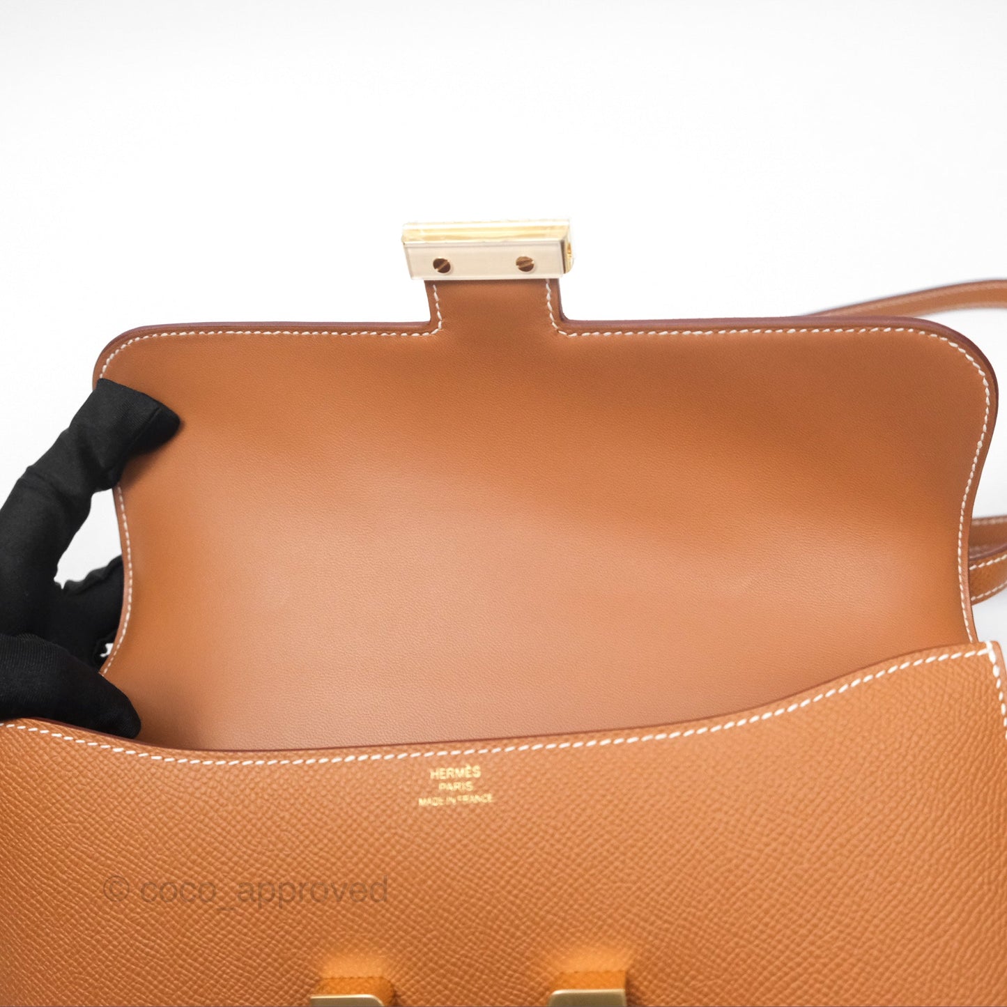 Hermès Constance Elan Gold Epsom Gold Hardware