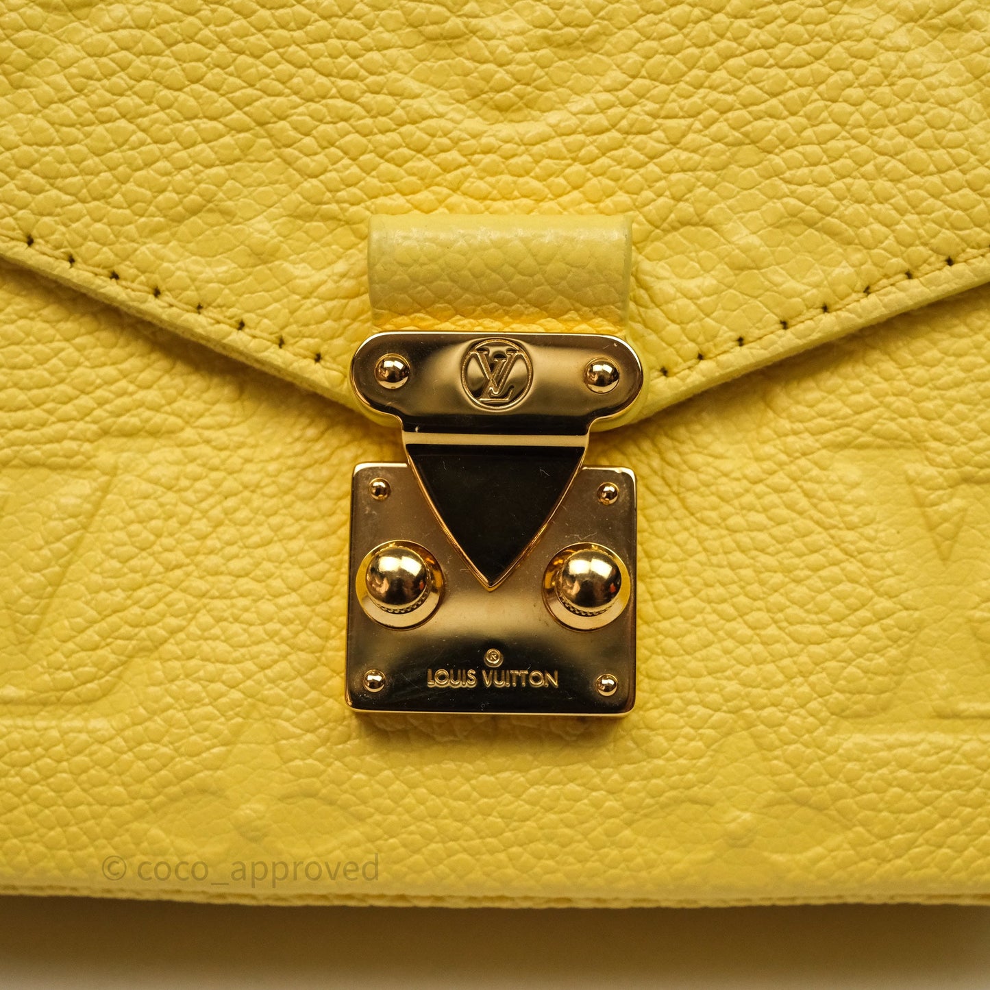 Louis Vuitton Monogram Micro Metis Bag Empreinte Yellow