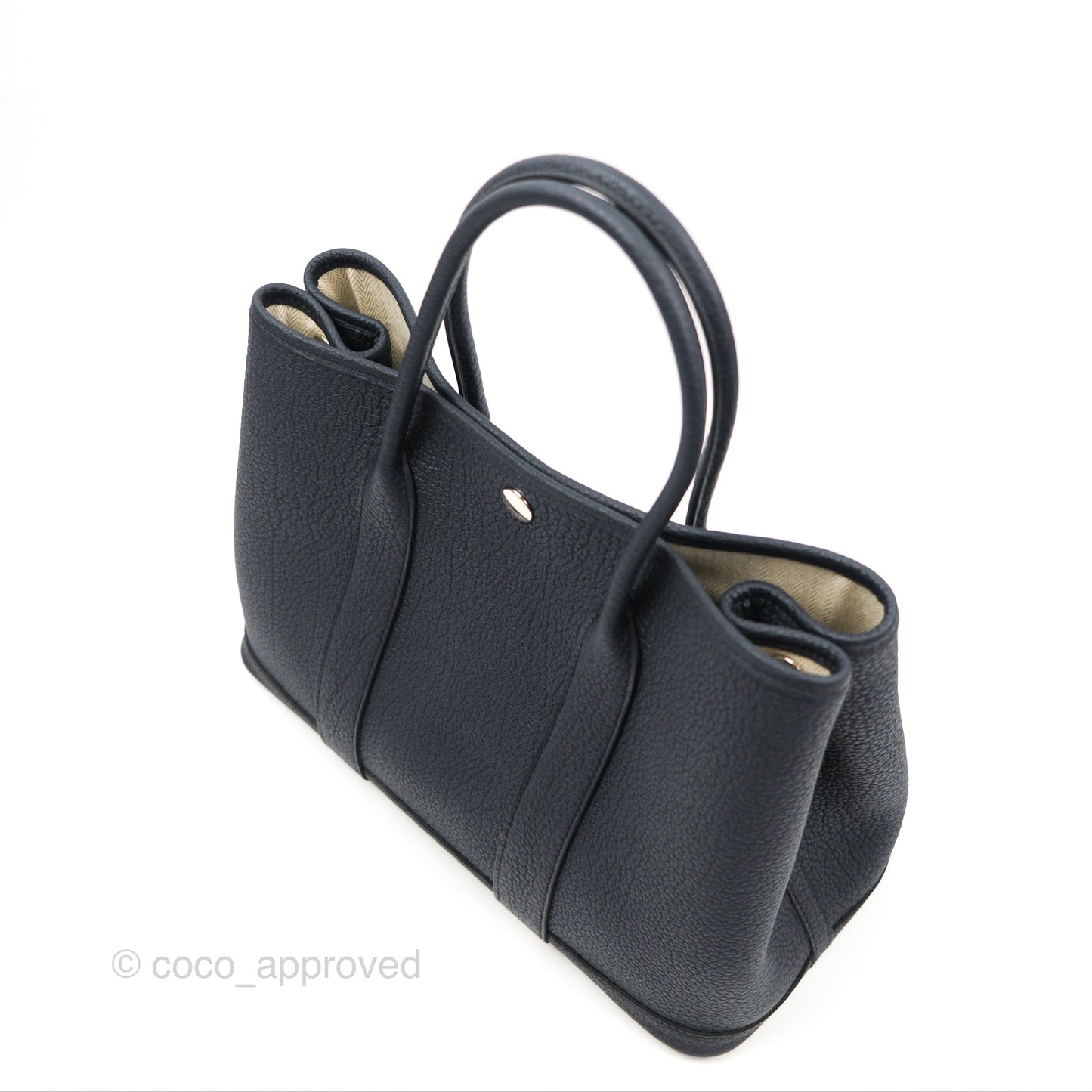 Hermès Garden Party 30 Blue Indigo
