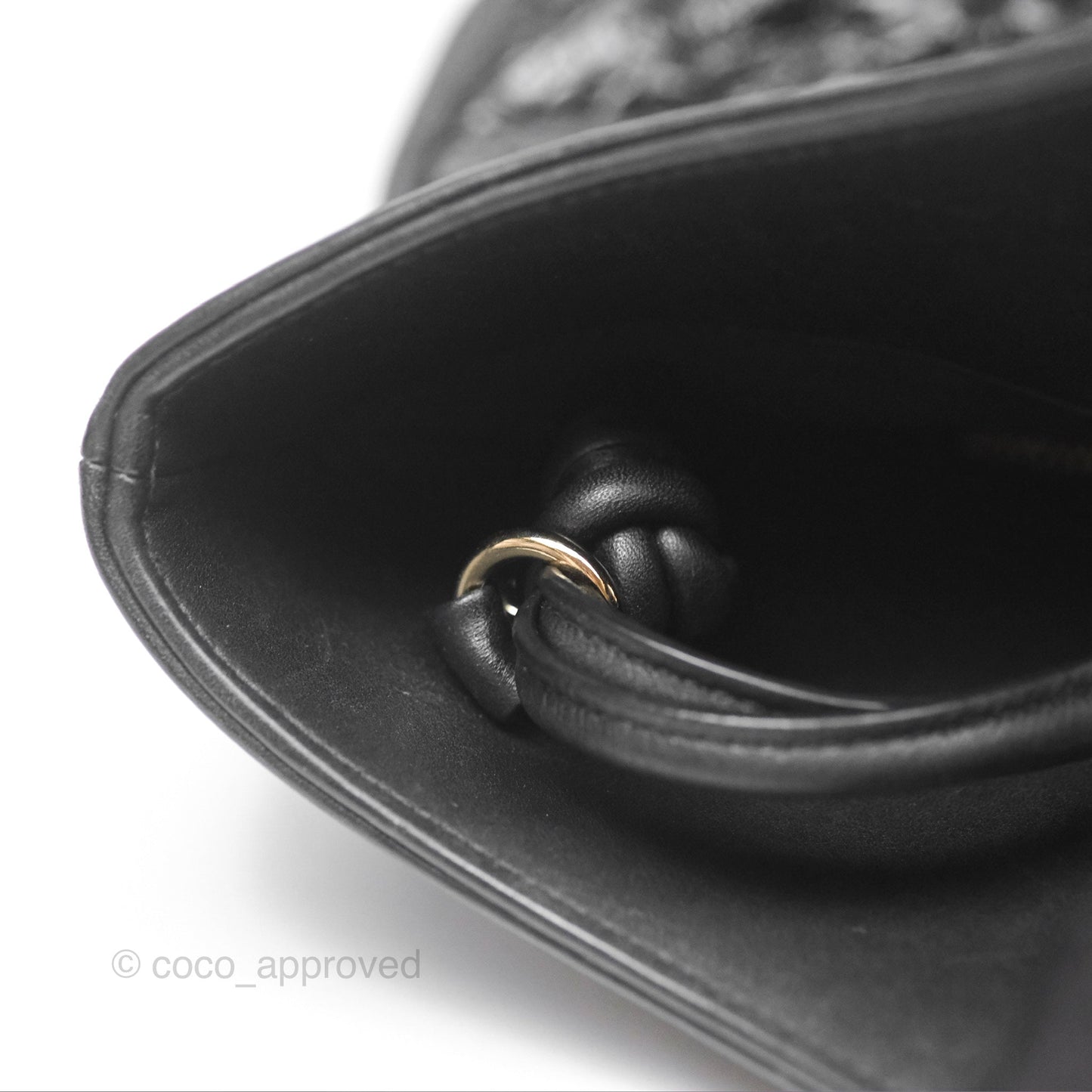 Chanel 31 Large Shopping Bag Black Aged Calfskin
