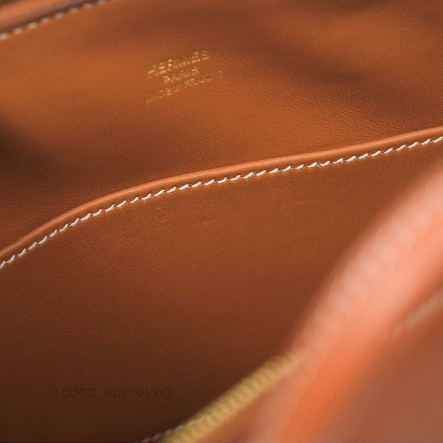 Hermès Bolide Mini 1923 Gold Evercolor Gold Hardware