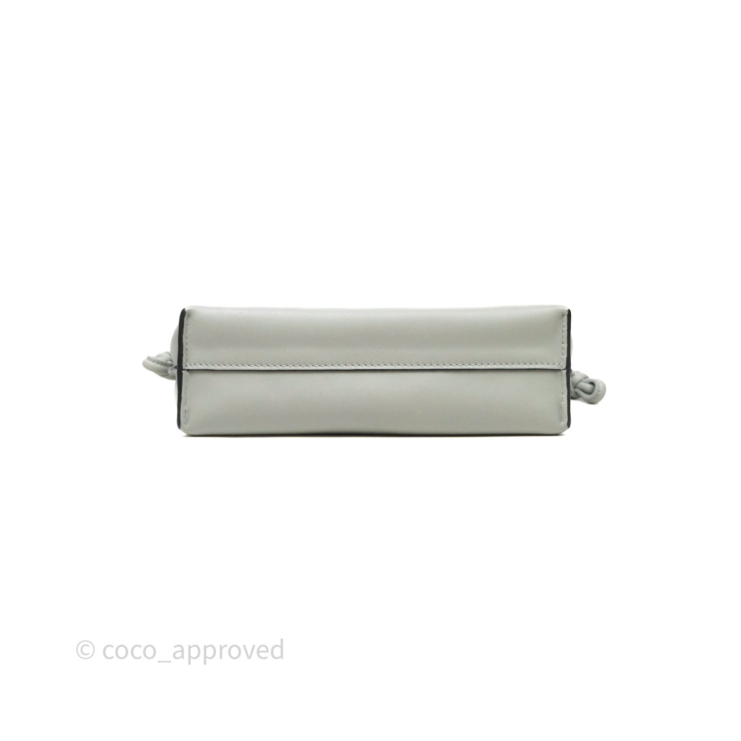 Loewe Flamenco Mini Clutch Bag Calfskin Green