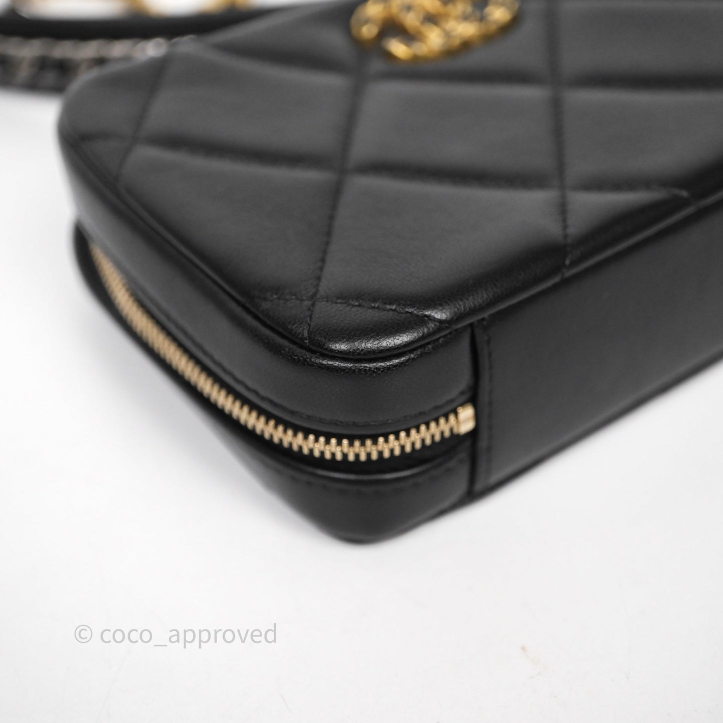 Chanel 19 Camera Bag Black Lambskin Mixed Hardware