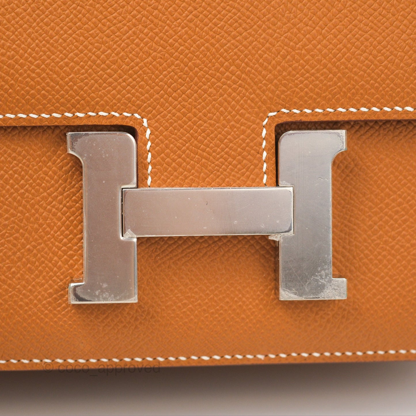 Hermès Constance Mini 18 with Mirror Gold Epsom Palladium Hardware