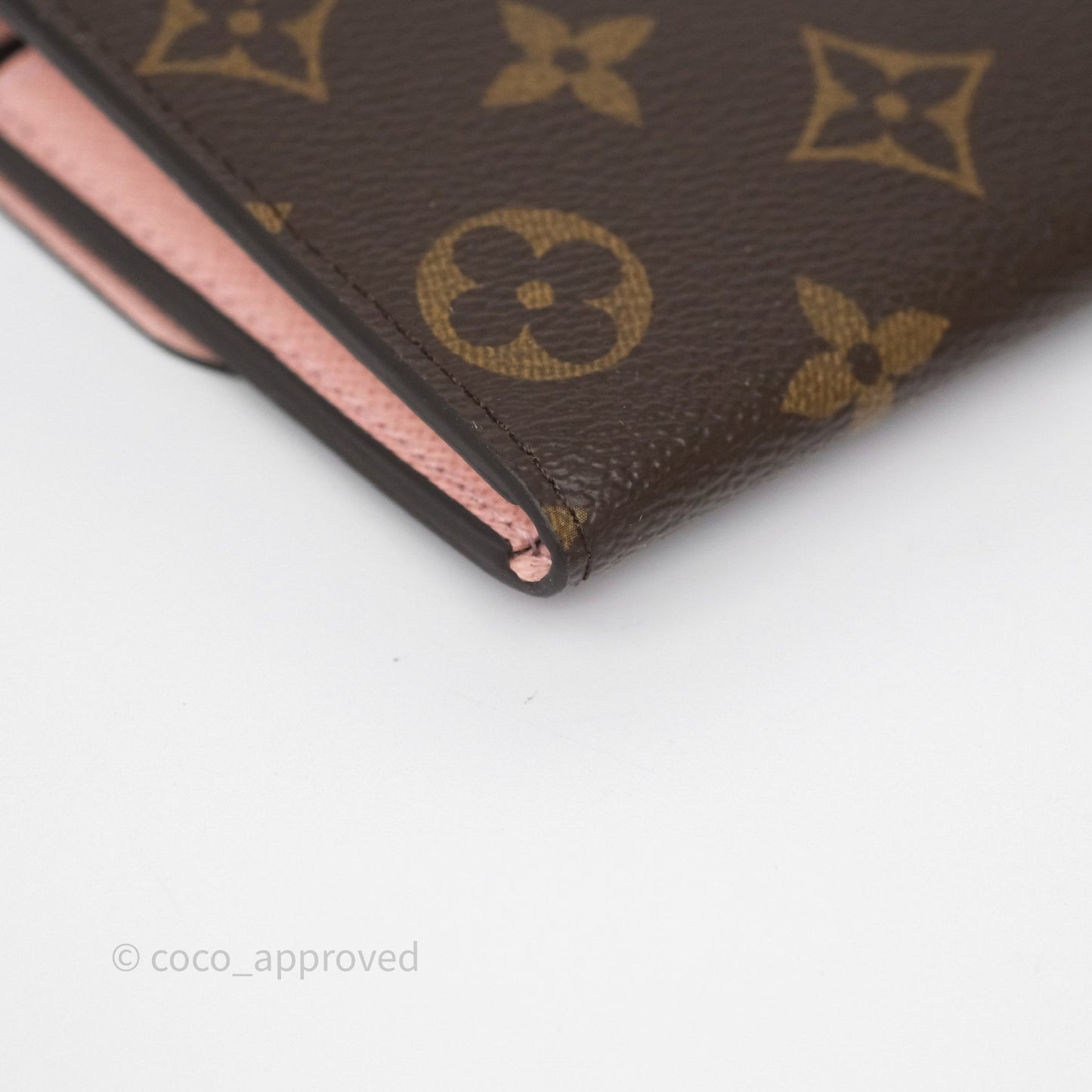 Louis Vuitton Emilie Wallet Monogram Rose Ballerine