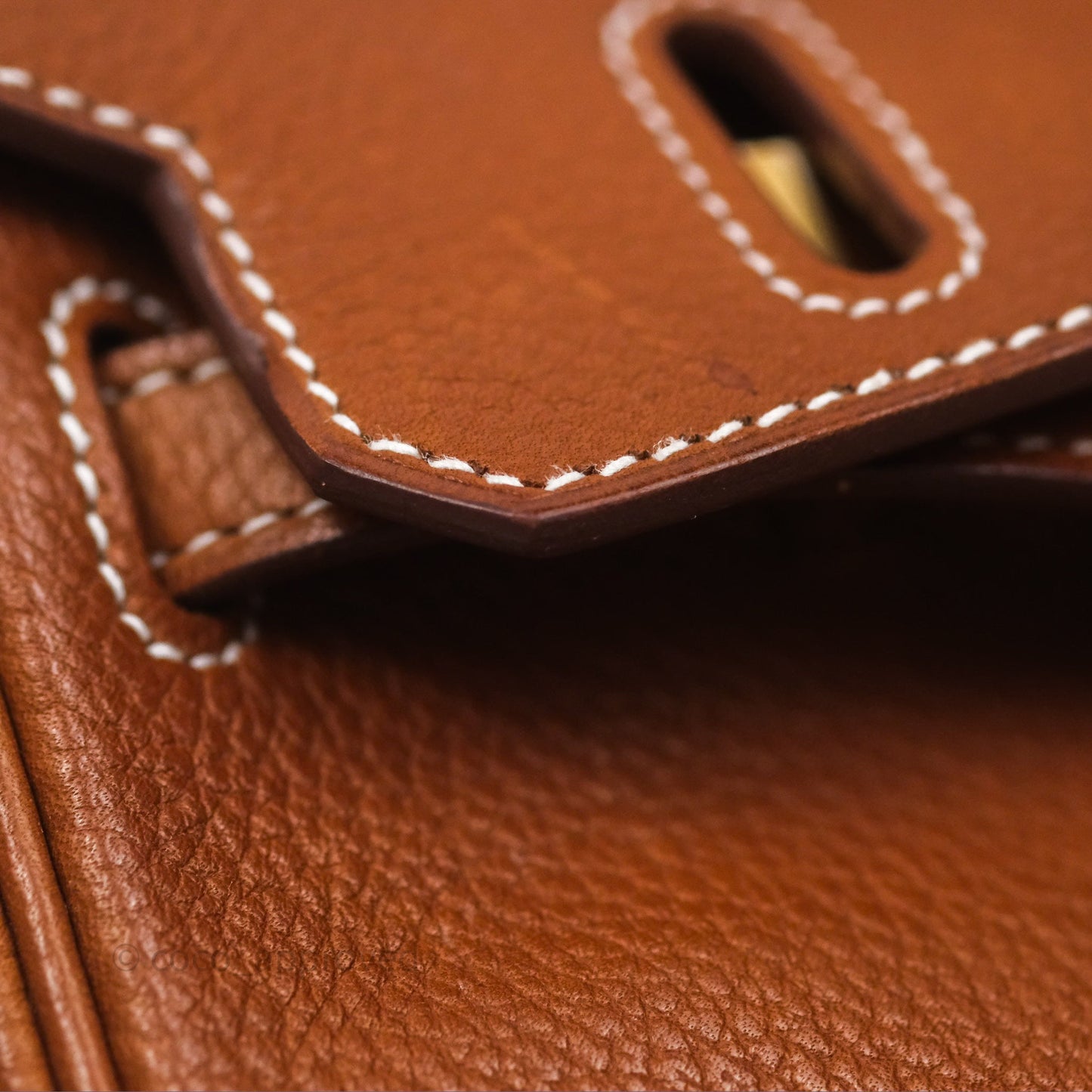 Hermès Birkin 25 Retourne Fauve 34 Barenia Gold Hardware