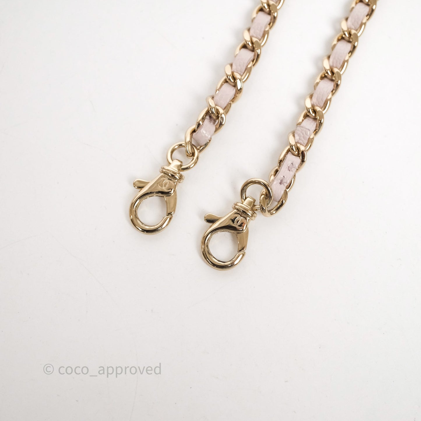 Chanel Top Handle Long Vanity with Chain Lilac Caviar Gold Hardware