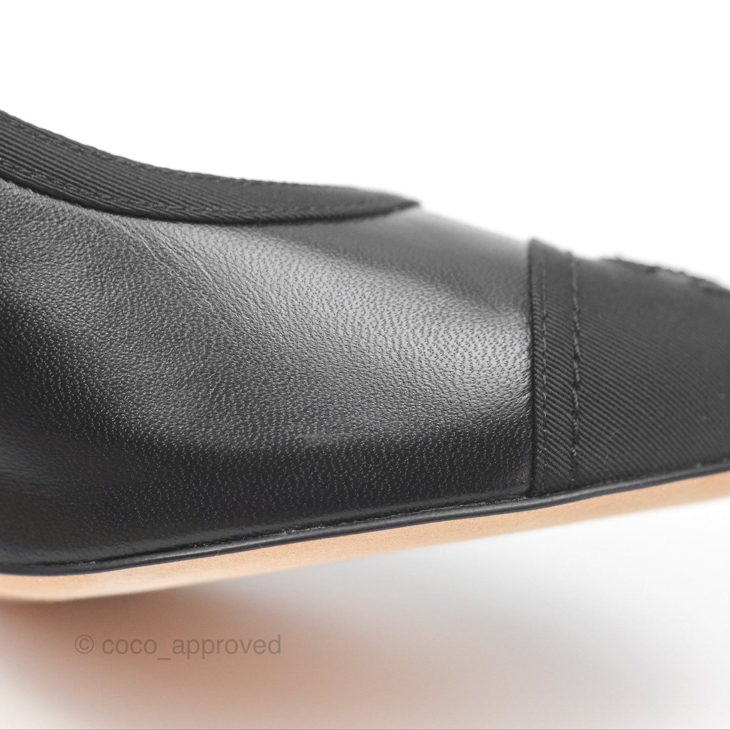 Chanel Classic Heels CC Black Lambskin Size 39.5