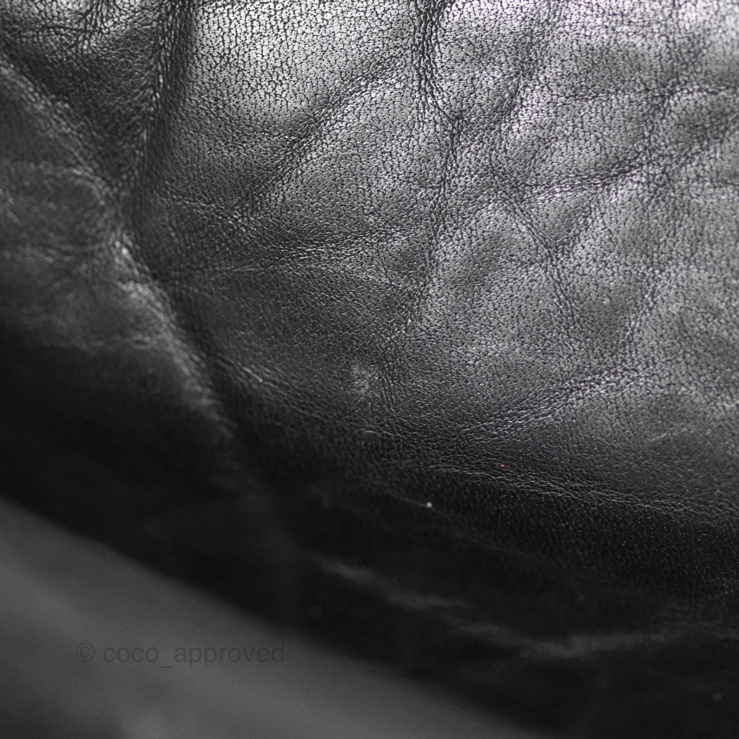 Chanel Quilted Lady Braid Bowler Bag Black Calfskin Silver Hardware