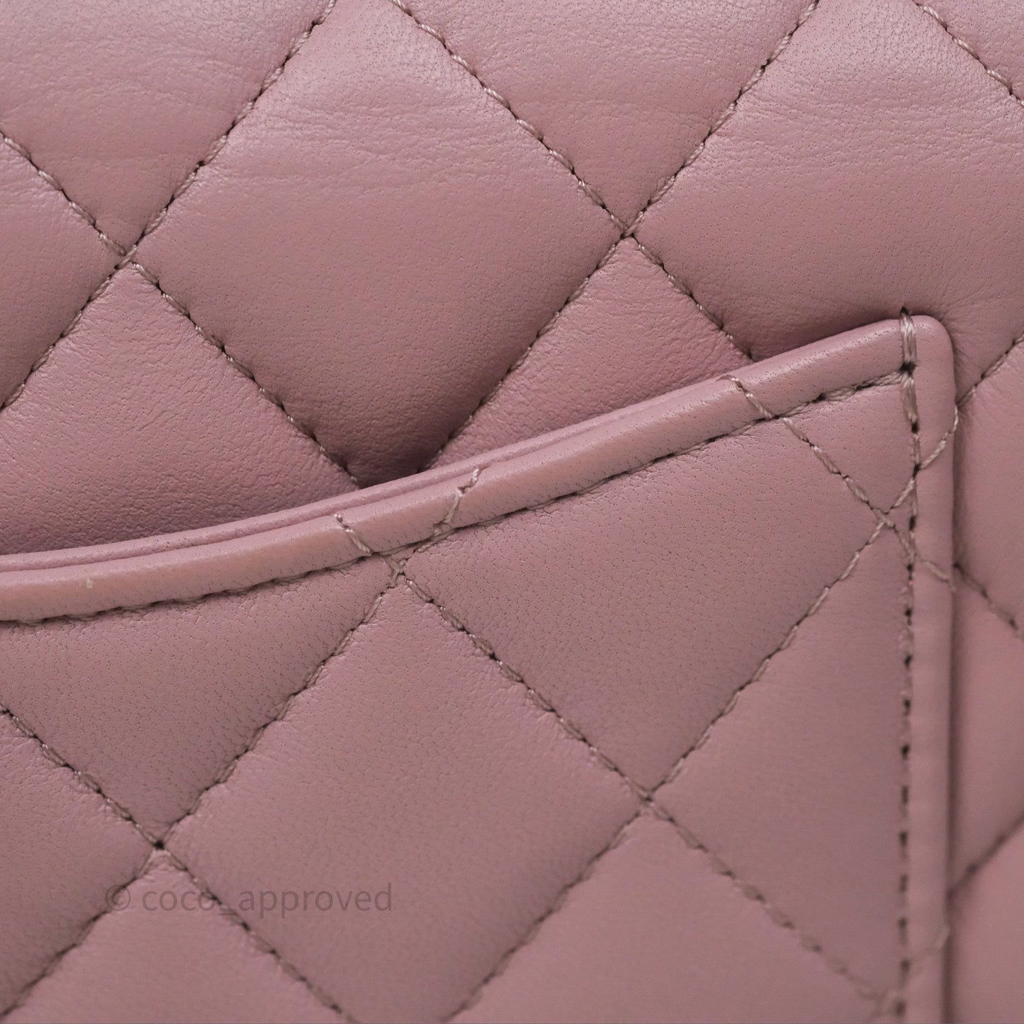 Chanel Top Handle Mini Rectangular Flap Lilac Pink Lambskin Gold Hardware