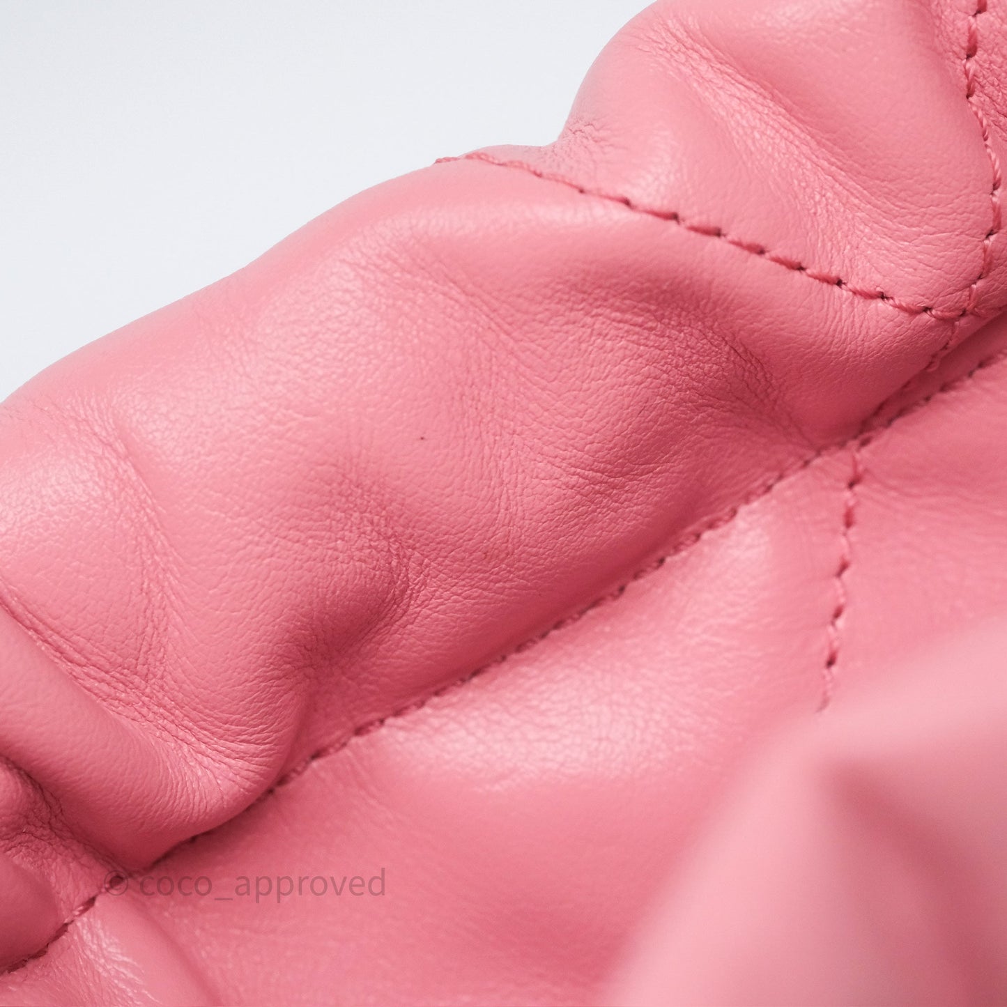 Chanel 22 Mini Bag Pink Shiny Crumpled Calfskin Matte Silver Hardware