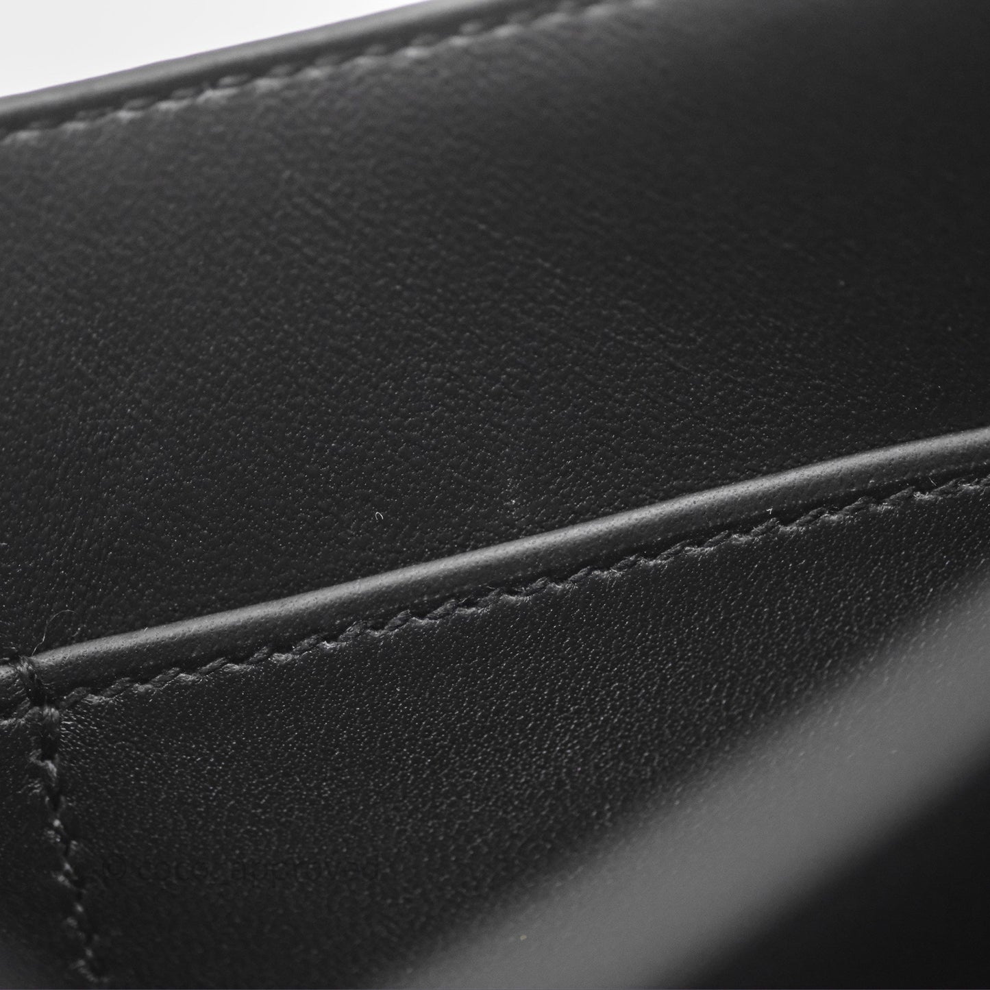 Hermès Constance Mini 18cm Mirror Noir 89 Epsom Palladium Hardware