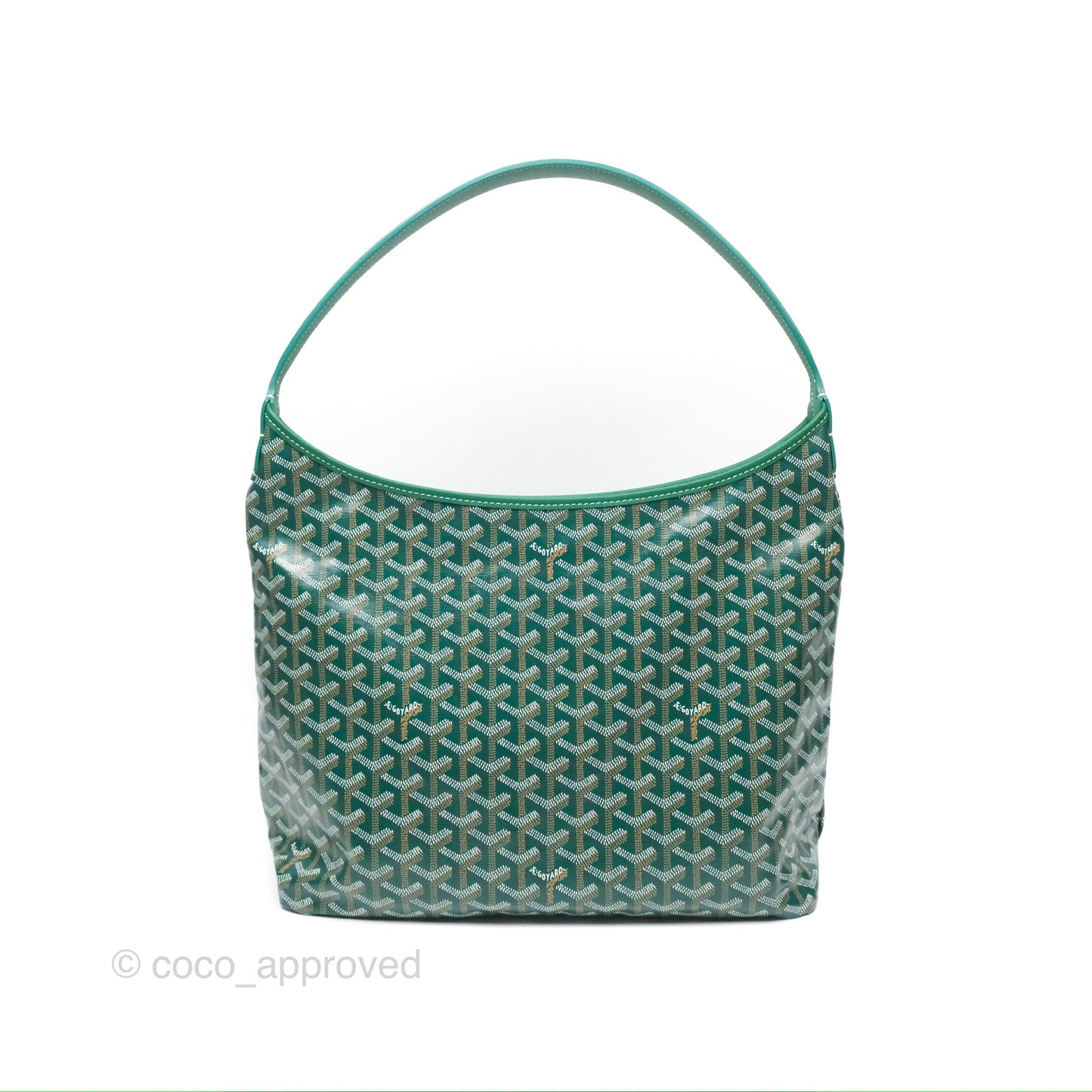 Goyard Bohème Hobo Bag Green Goyardine Canvas