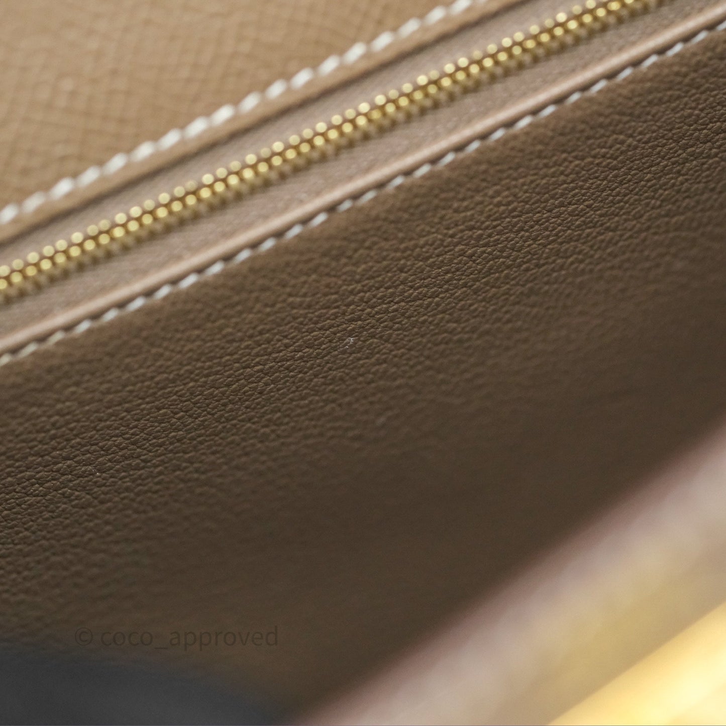 Hermès Kelly 25 Sellier Etoupe Epsom Gold Hardware
