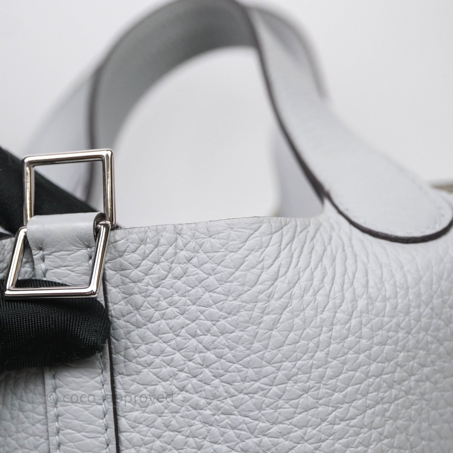 Hermès Picotin Lock 18 Bleu Glacier 8U Clemence Palladium Hardware
