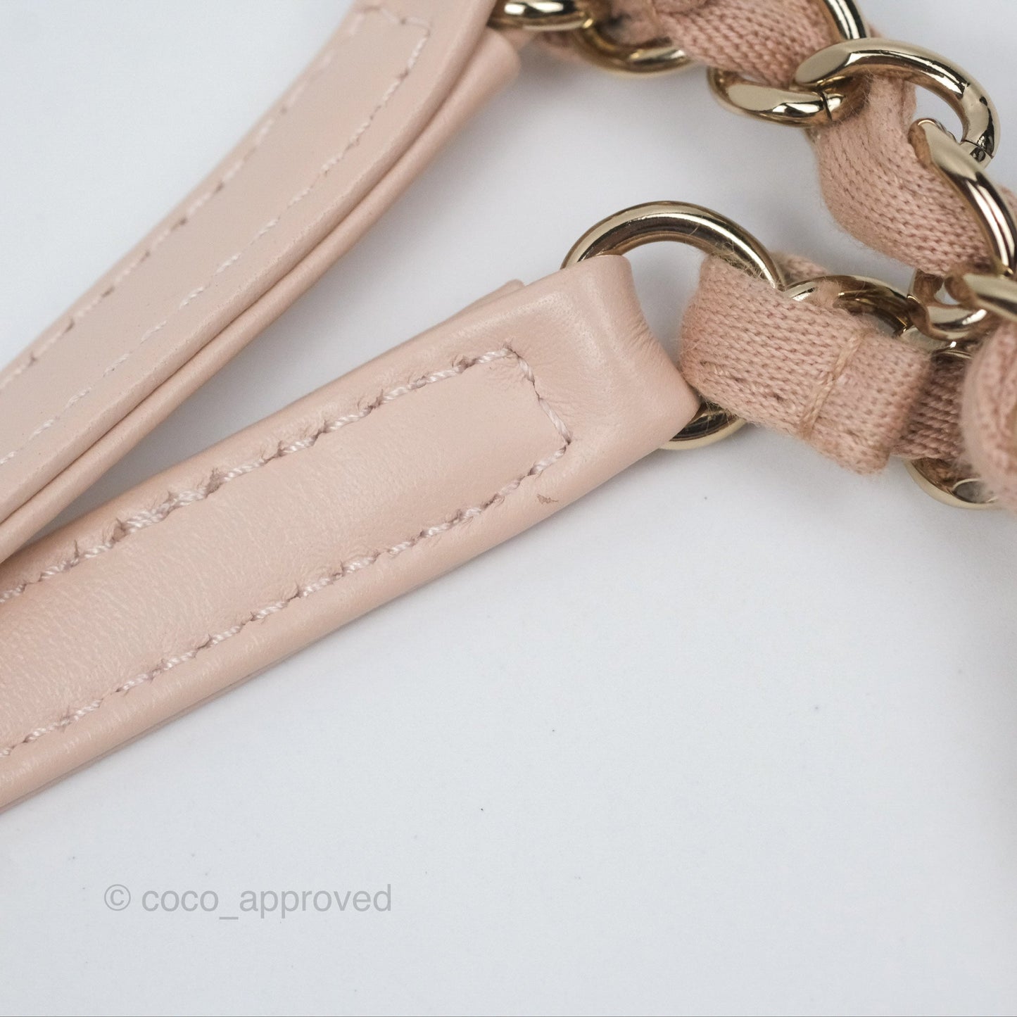 Chanel Medium Deauville Pink Canvas Gold Hardware