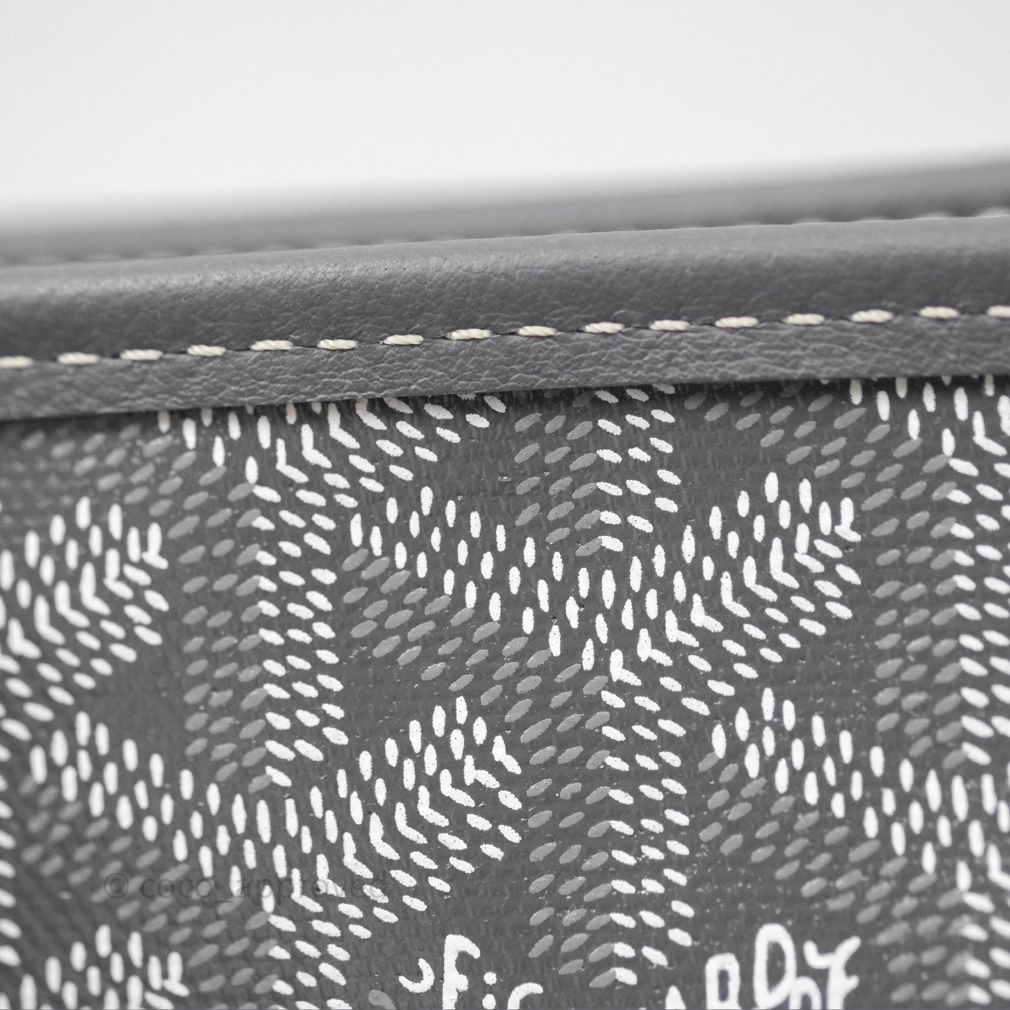Goyard Anjou Mini Bag Goyardine Canvas Grey