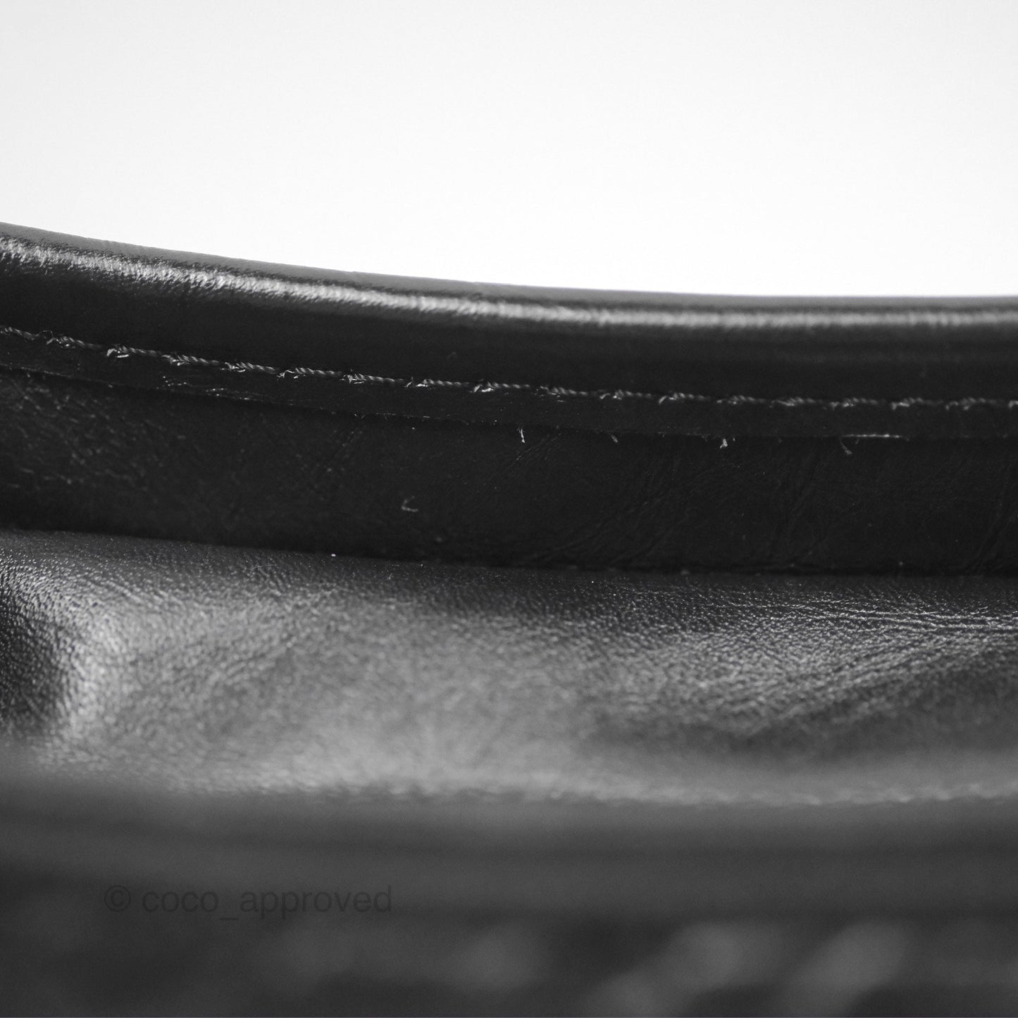 Chanel Small Gabrielle Hobo Quilted Black Aged Calfskin