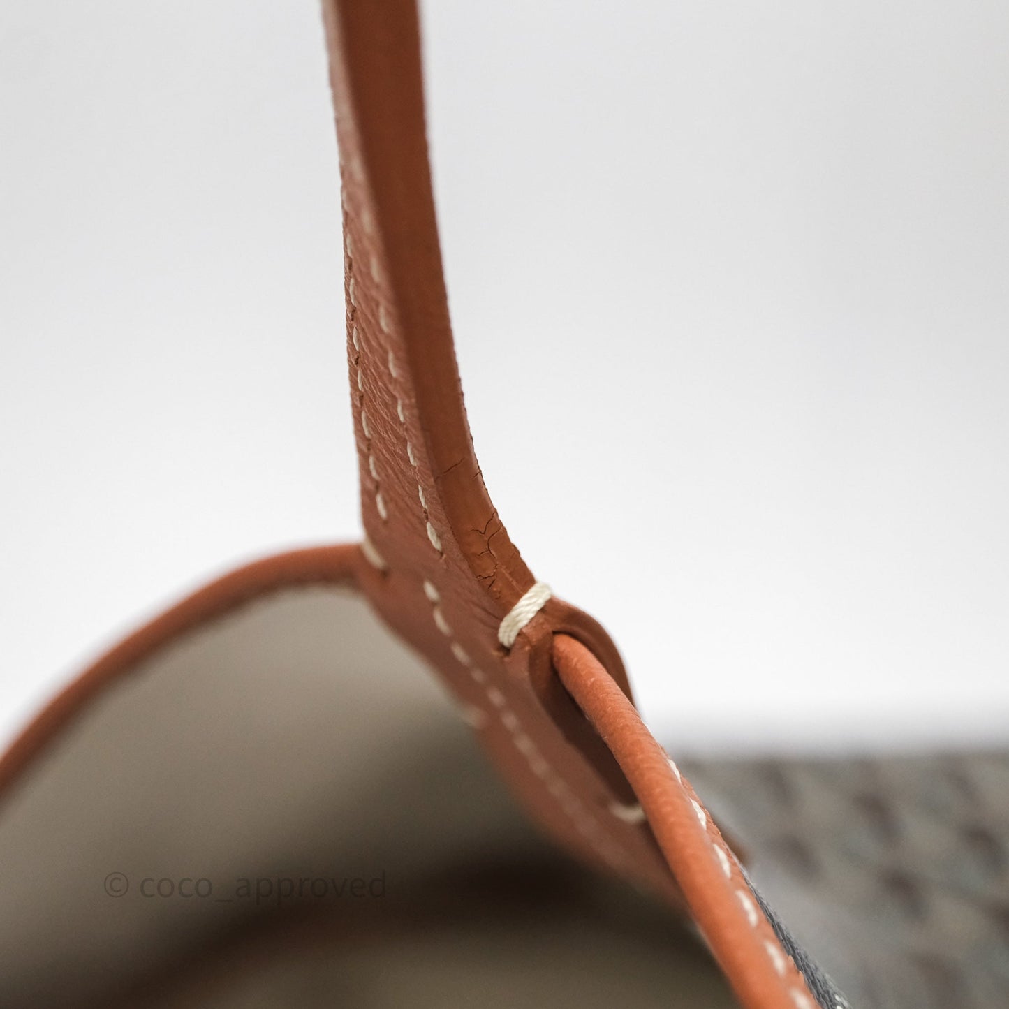 Goyard St Louis Tote GM Tan Black