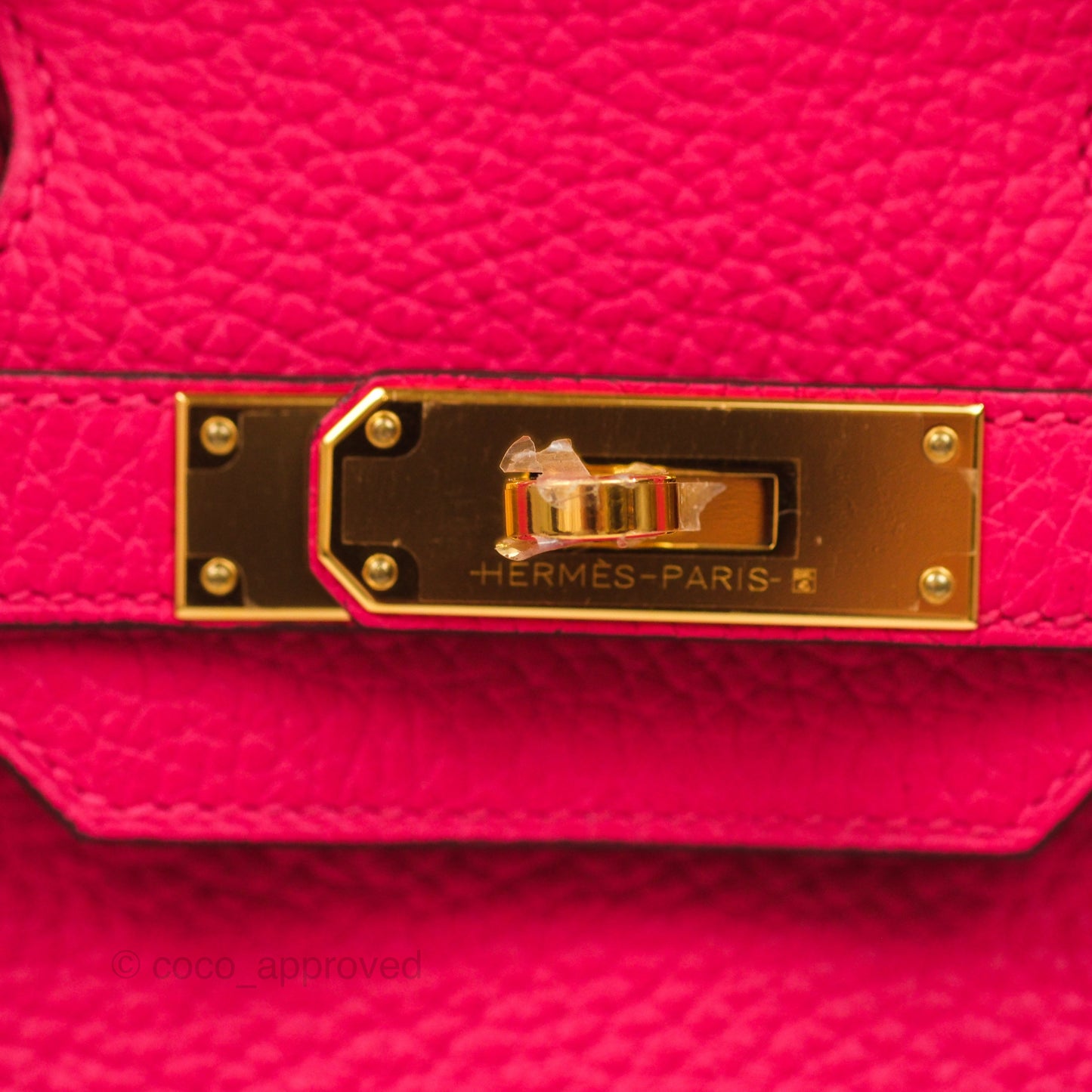 Hermès Birkin 30 Retourne I6 Rose Extrême Clemence Gold Hardware