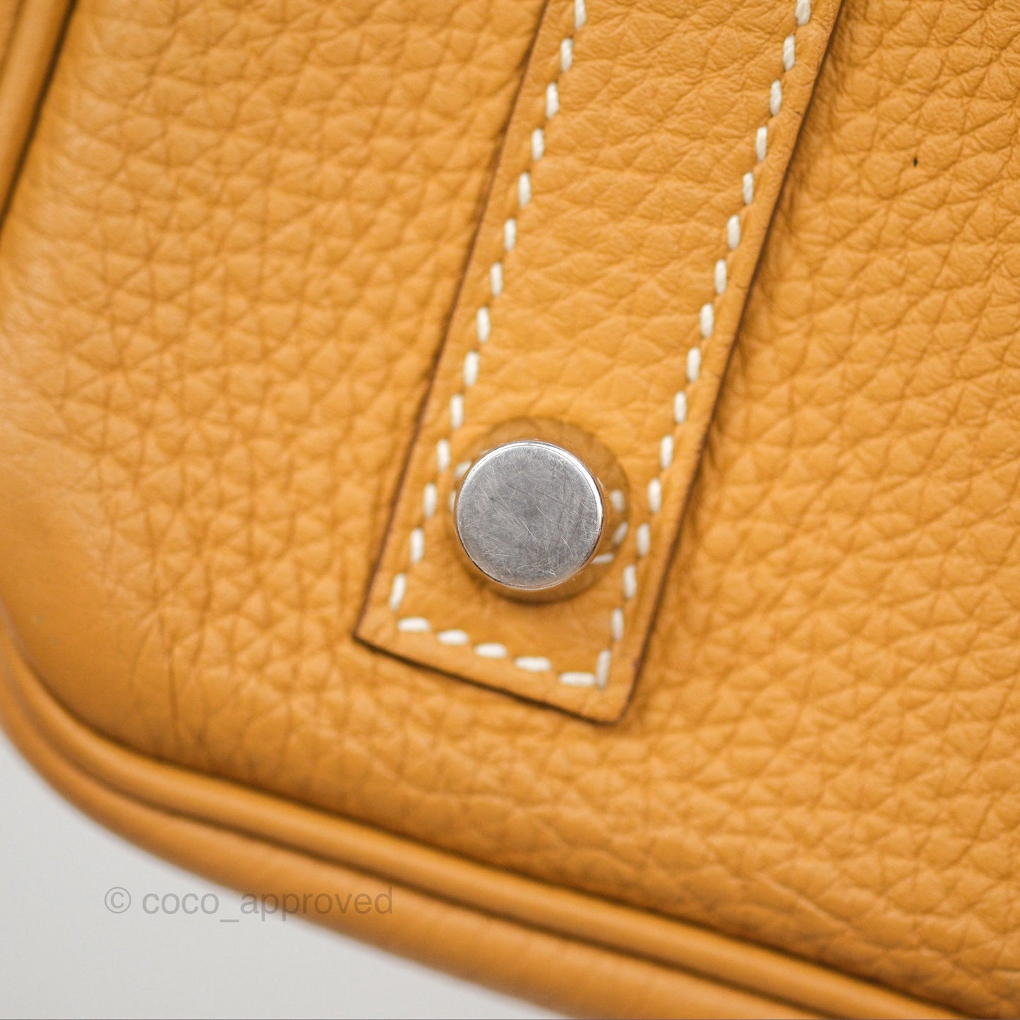 Hermès Birkin 30 Retourne Nature Sable 21 Togo Palladium Hardware