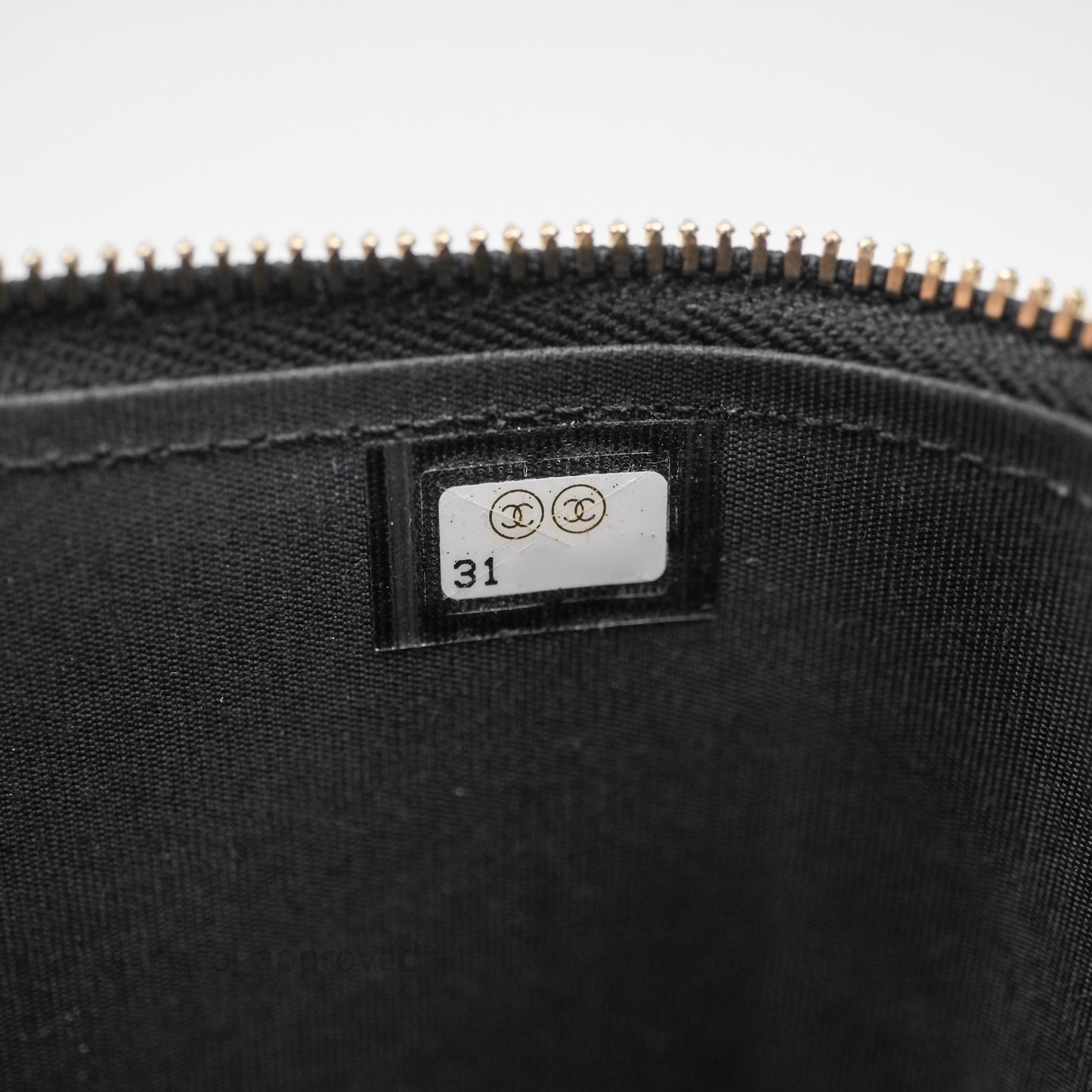 Chanel Top Handle Vanity Rectangular Black Lambskin Aged Gold Hardware