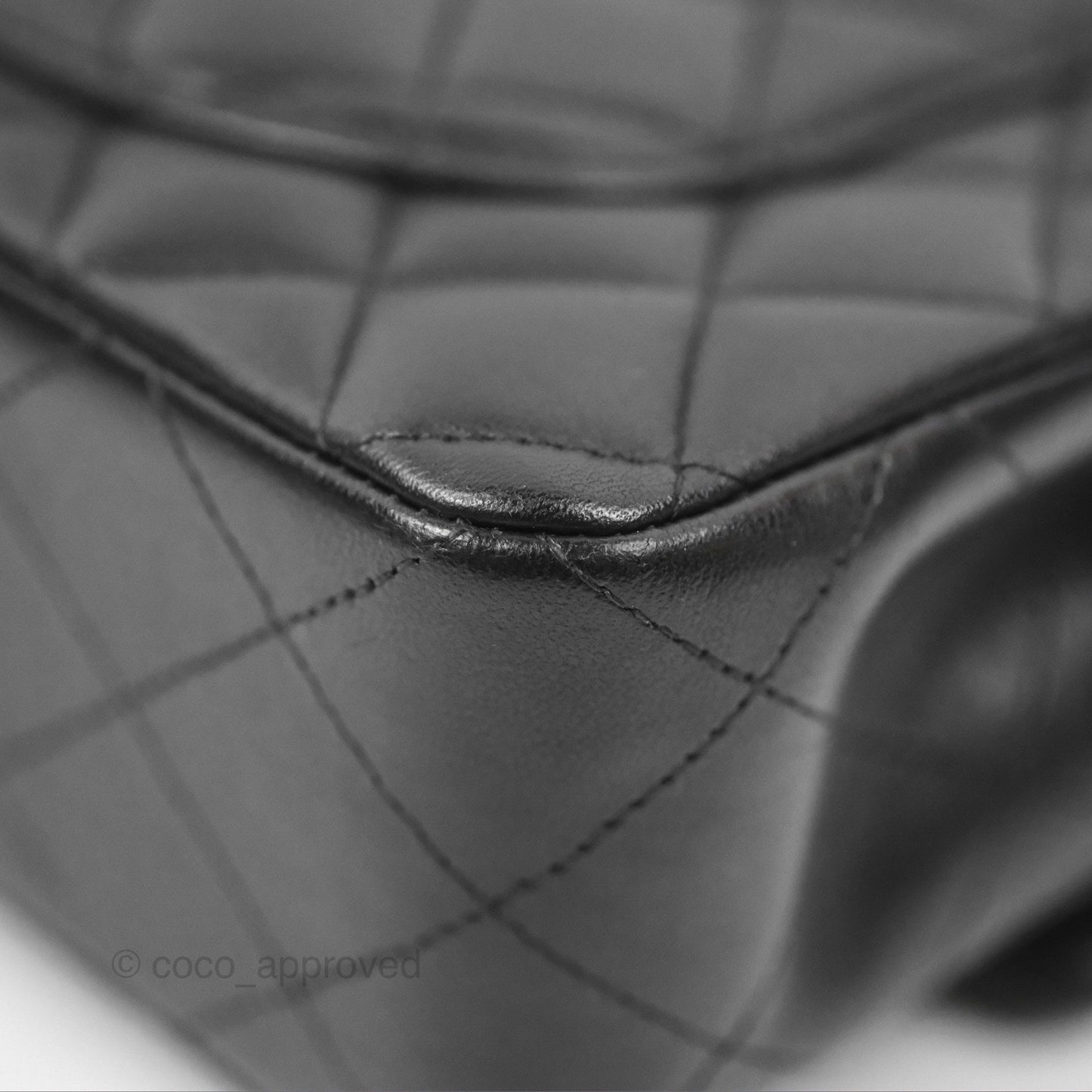 Chanel Small Classic Quilted Flap Black Lambskin Silver Hardware