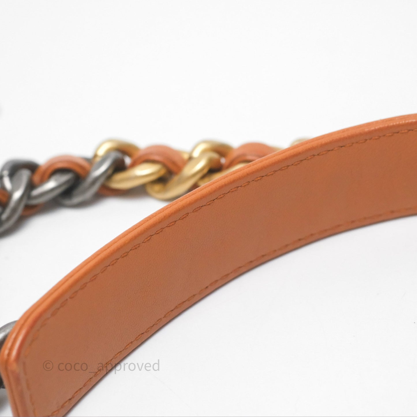 Chanel 19 Small Caramel Mixed Hardware