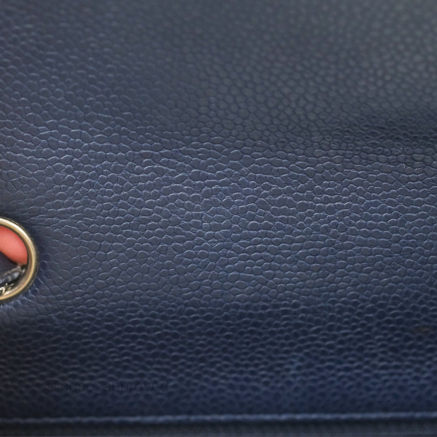 Chanel Quilted Mini Rectangular Flap Navy Caviar Silver Hardware