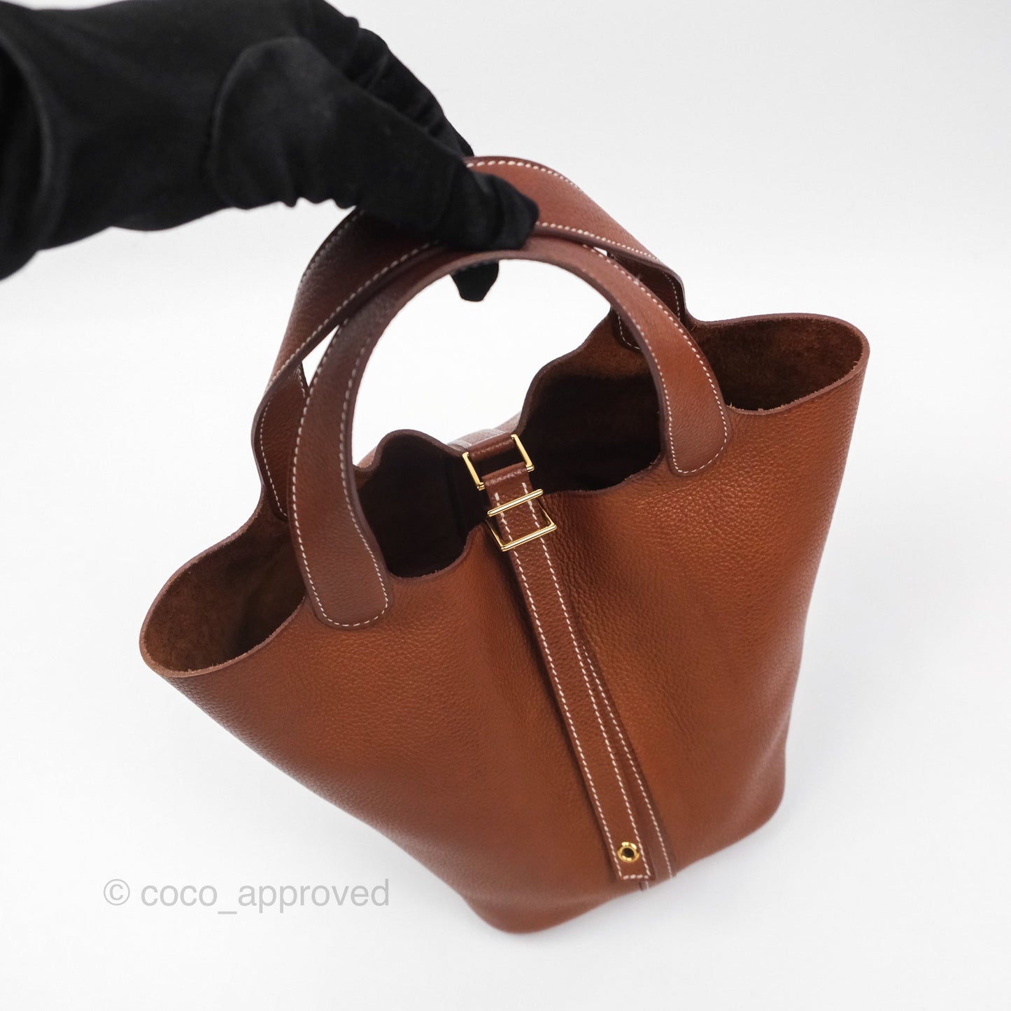 Hermès Picotin Lock 18 Fauve 34 Barenia Gold Hardware