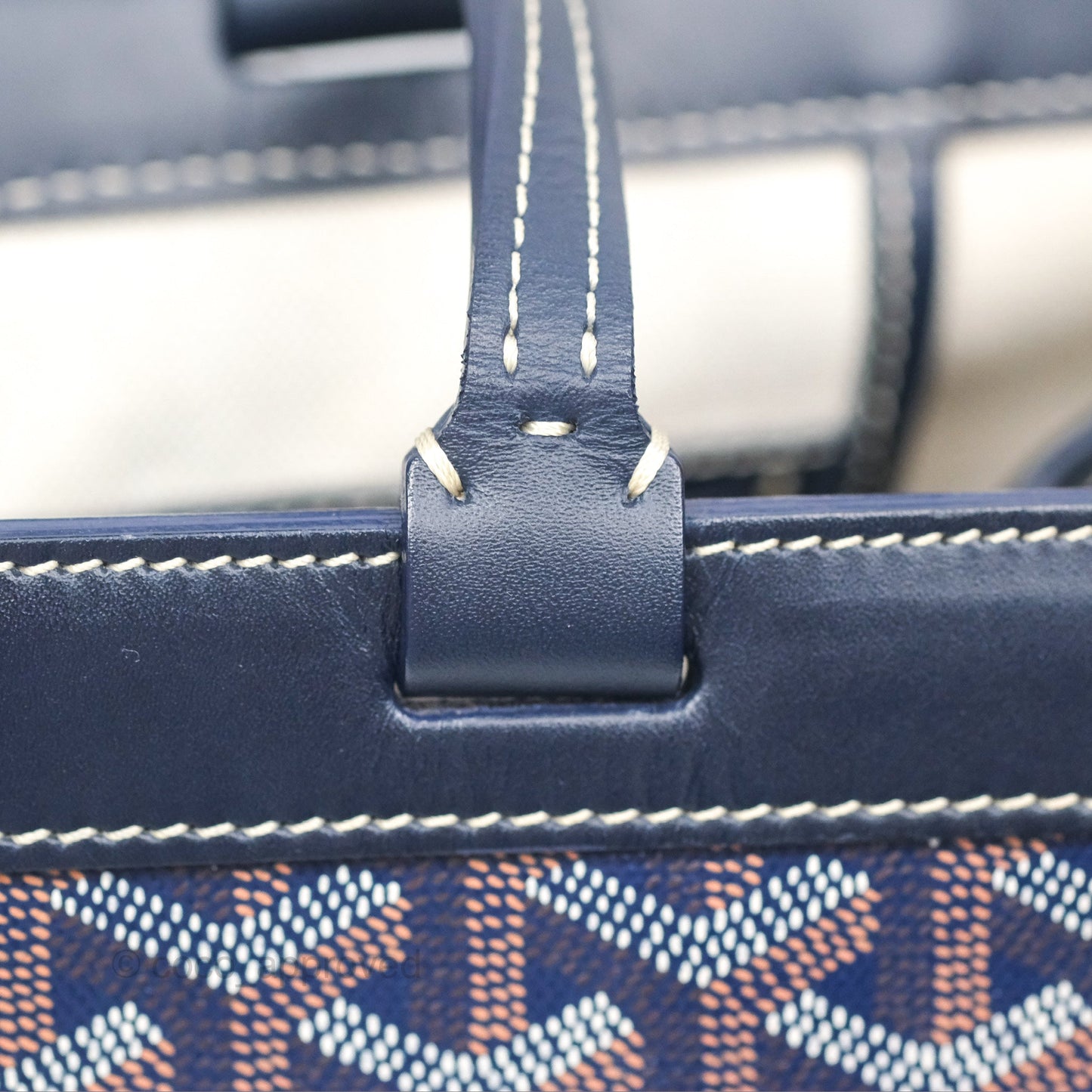 Goyard Goyardine Bellechasse PM Navy