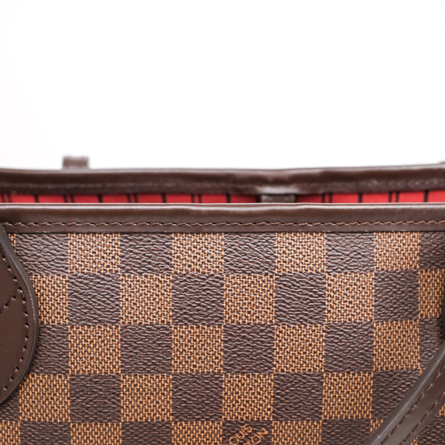 Louis Vuitton Neverfull MM Tote Bag Damier Ebene Canvas