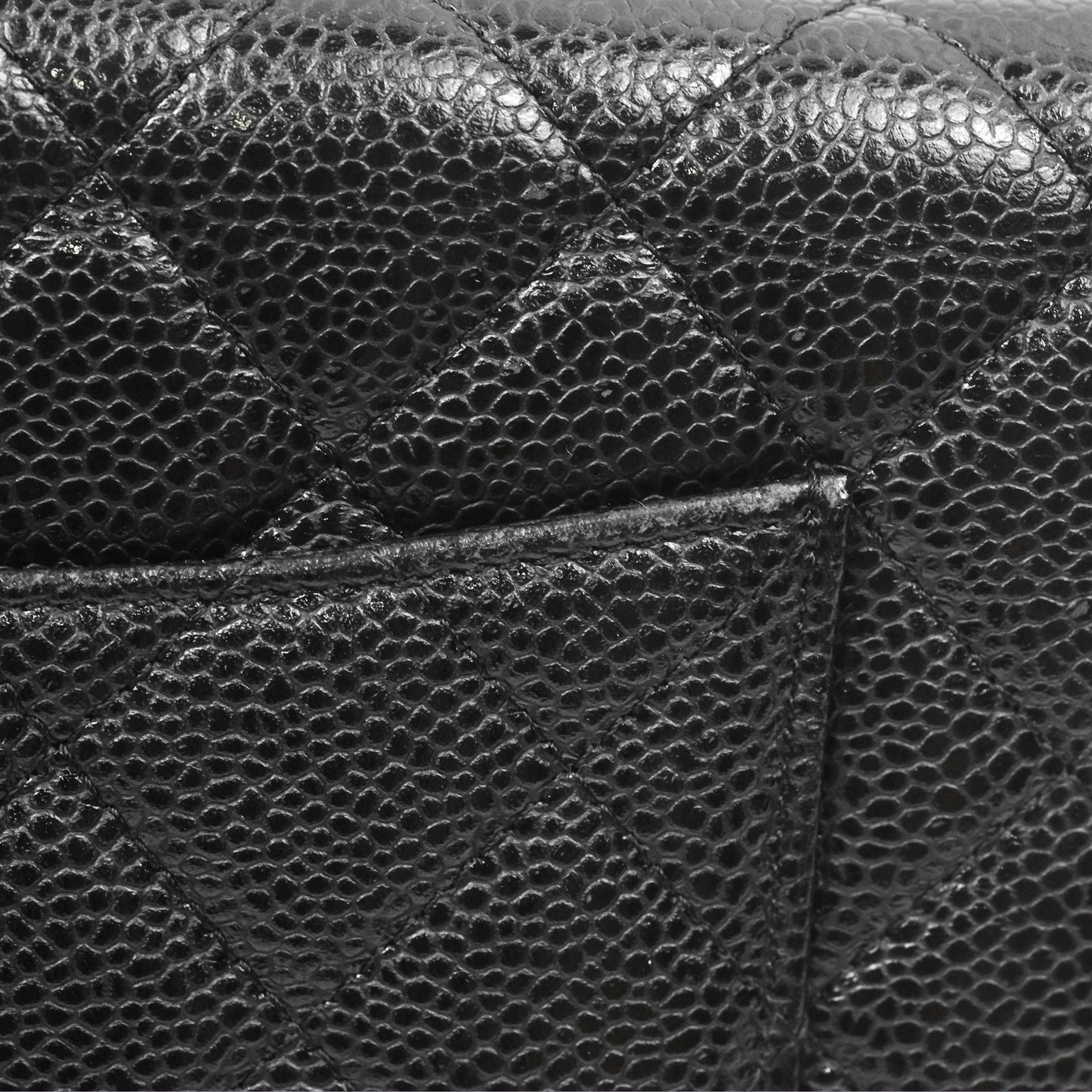 Chanel Quilted Classic Wallet On Chain WOC Black Caviar Gold Hardware