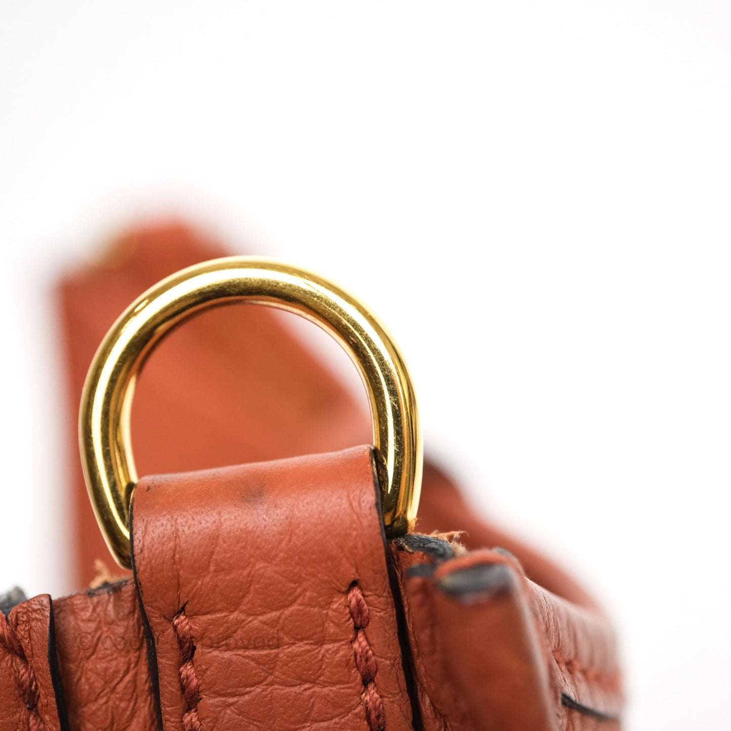 Hermès Mini Evelyne 16 Brick Clemence Gold Hardware