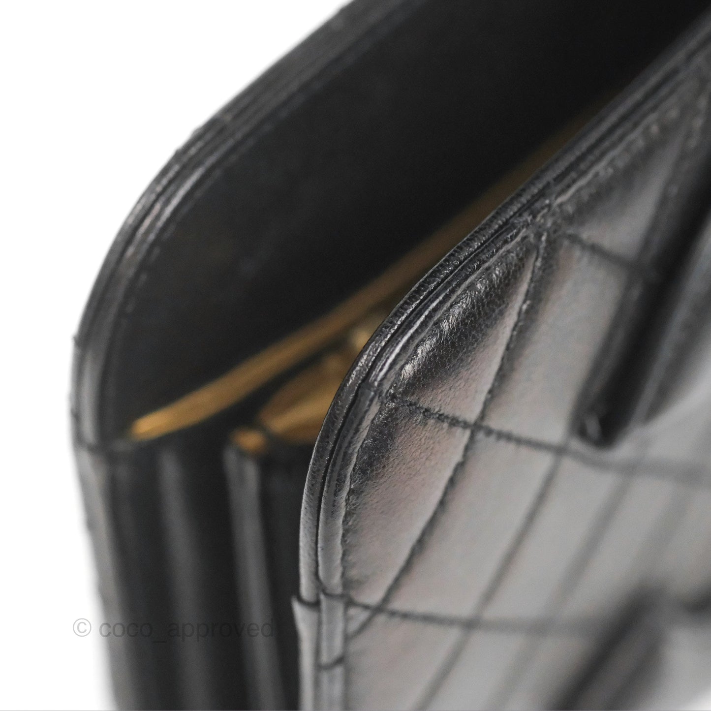 Chanel Coco Midnight Clutch Black Lambskin Gold Hardware