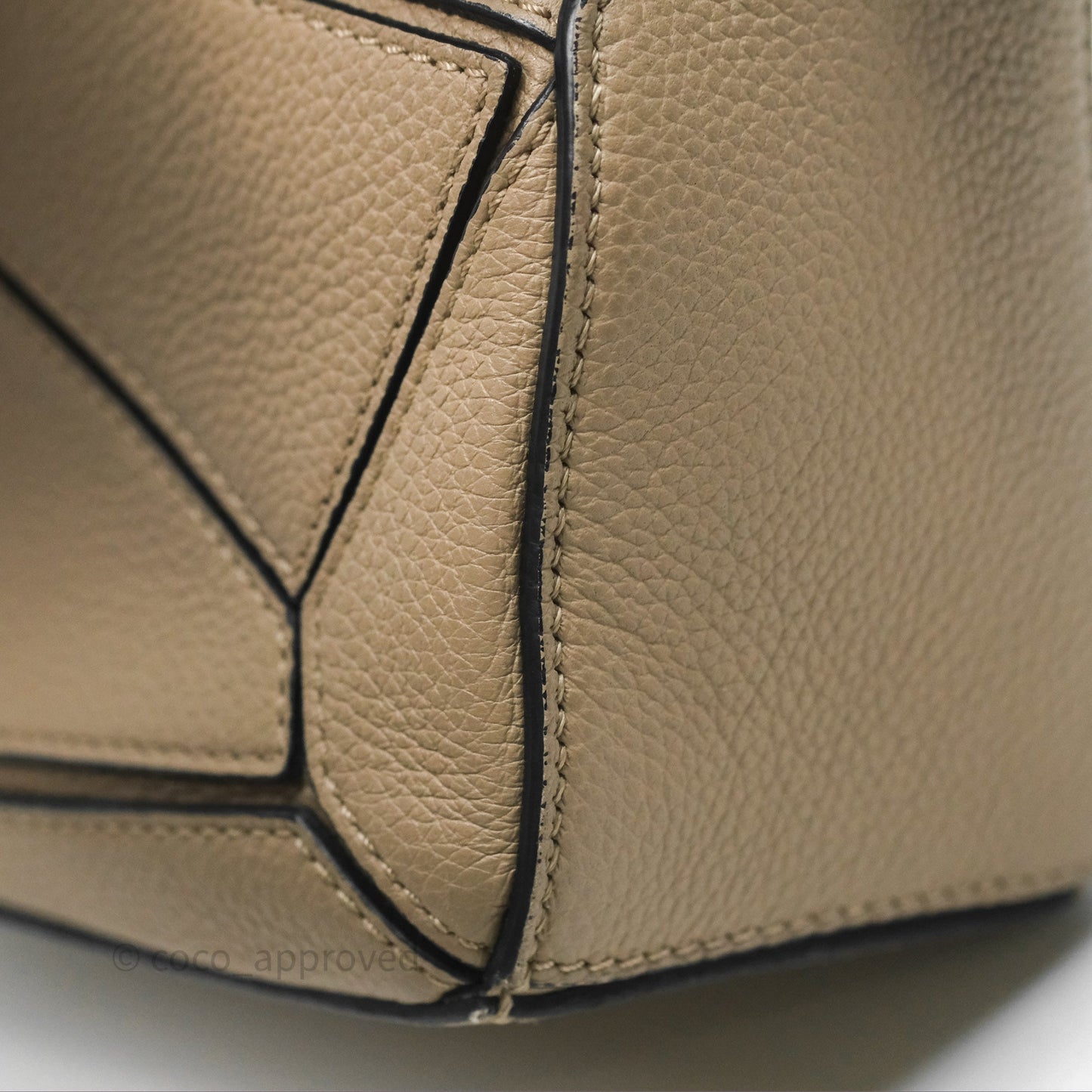Loewe Mini Puzzle Bag Beige Calfskin