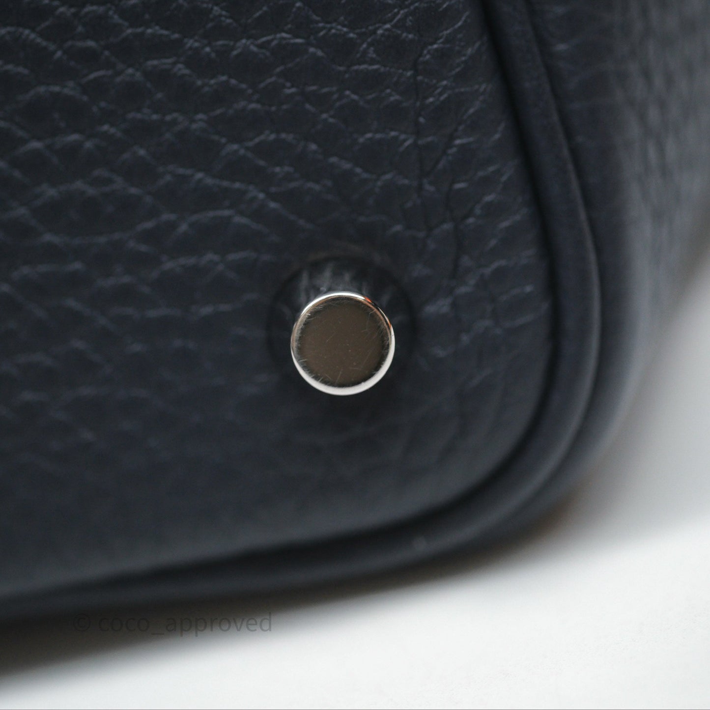 Hermès Picotin 18 Bleu Nuit 2Z Clemence Palladium Hardware