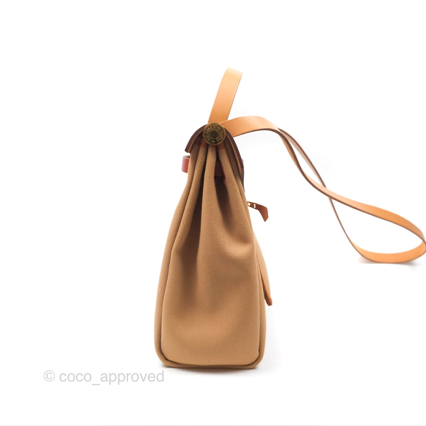 Hermès Herbag Zip 31 Retourne Chai 0M/ Natural Sable 21/ Fauve 34/ Cuivre 6C